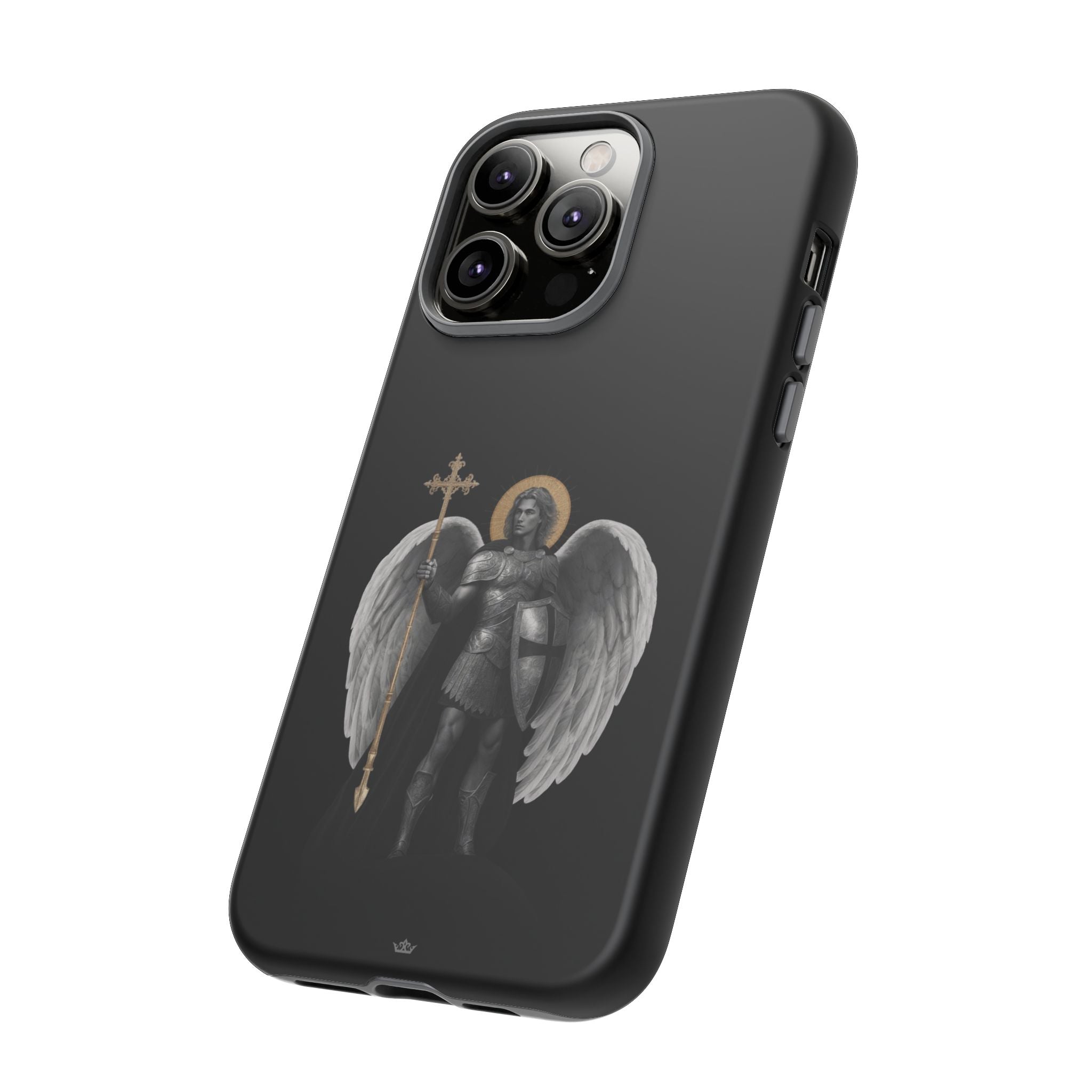 St. Michael the Archangel Victorious Hard Phone Case (Dark Night) - VENXARA®