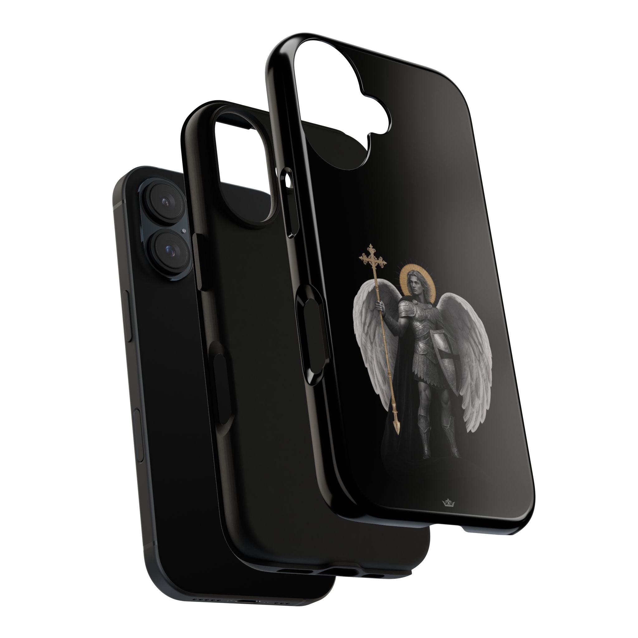St. Michael the Archangel Victorious Hard Phone Case (Dark Night) - VENXARA®