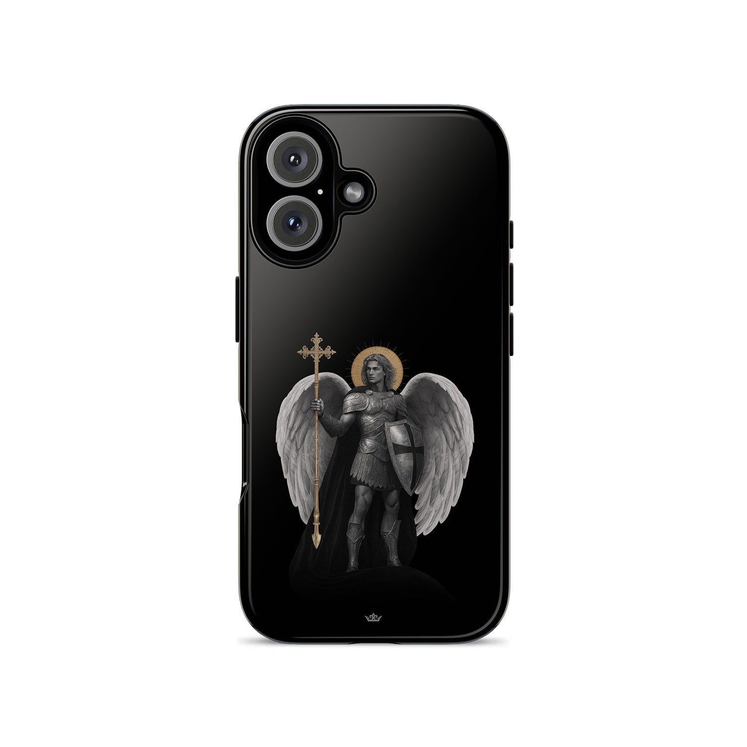 St. Michael the Archangel Victorious Hard Phone Case (Dark Night)
