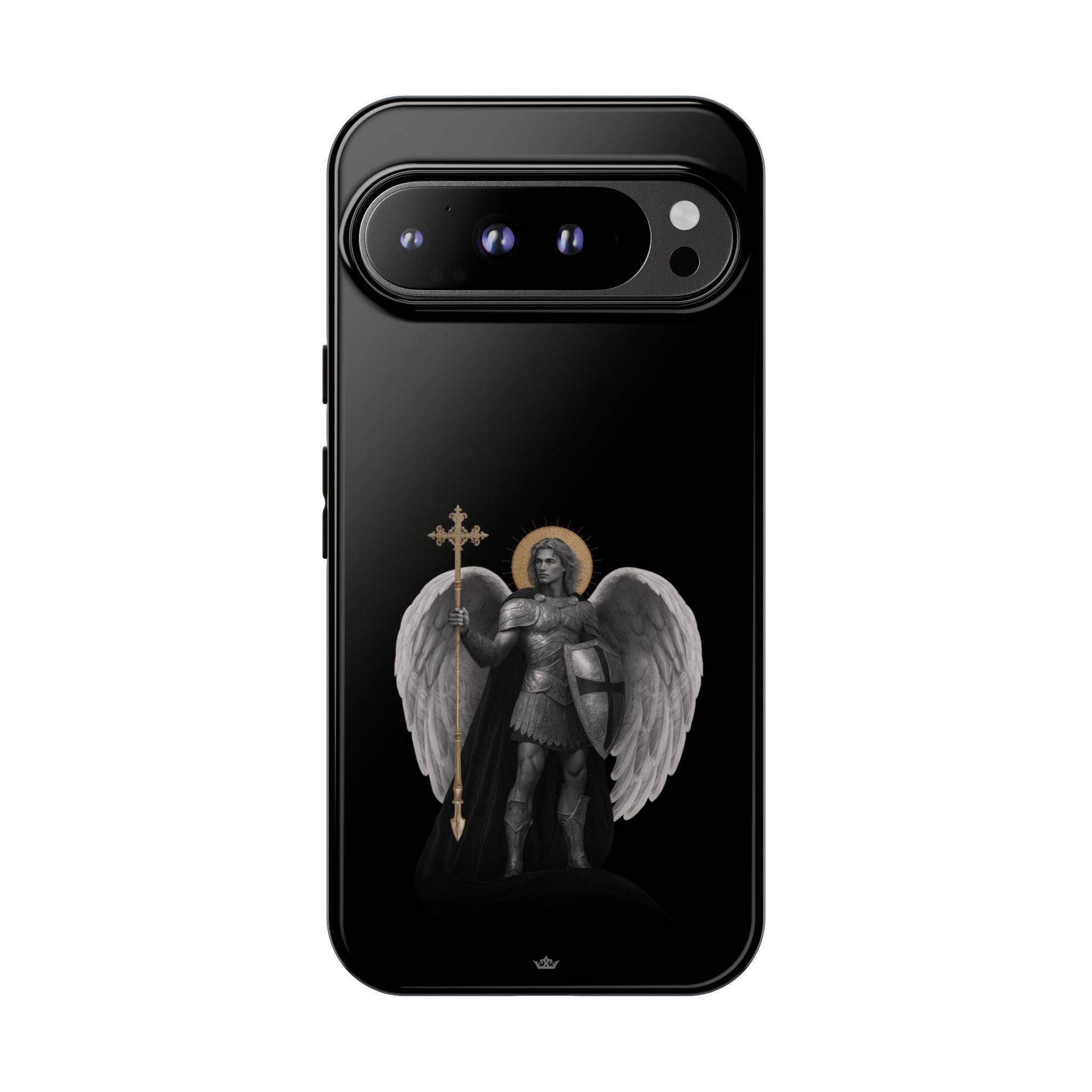 St. Michael the Archangel Victorious Hard Phone Case (Dark Night) - VENXARA