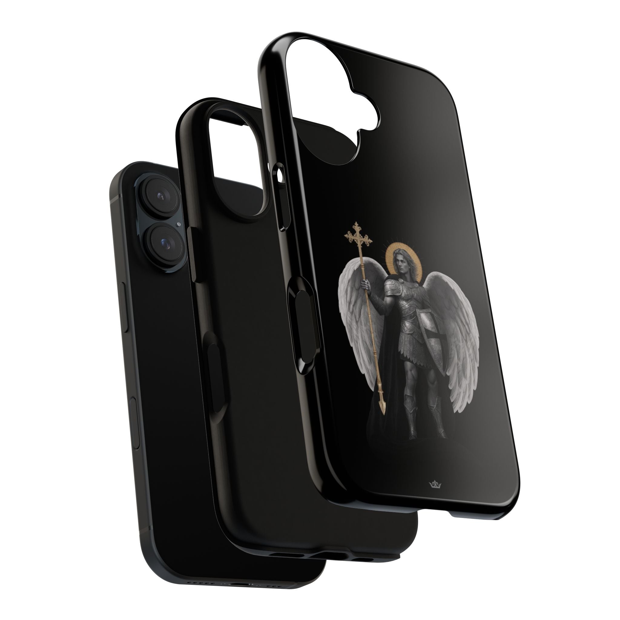 St. Michael the Archangel Victorious Hard Phone Case (Dark Night) - VENXARA