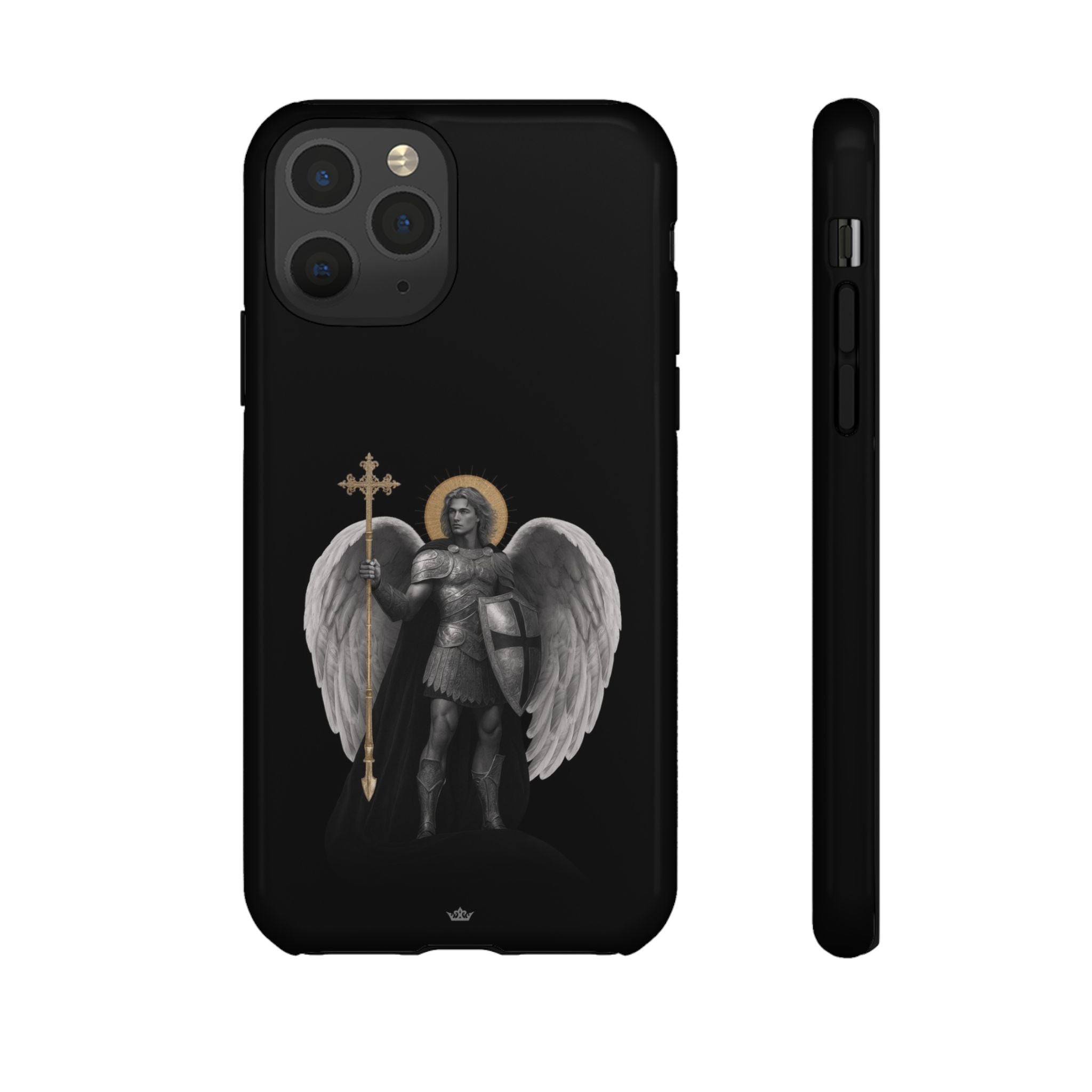 St. Michael the Archangel Victorious Hard Phone Case (Dark Night) - VENXARA®