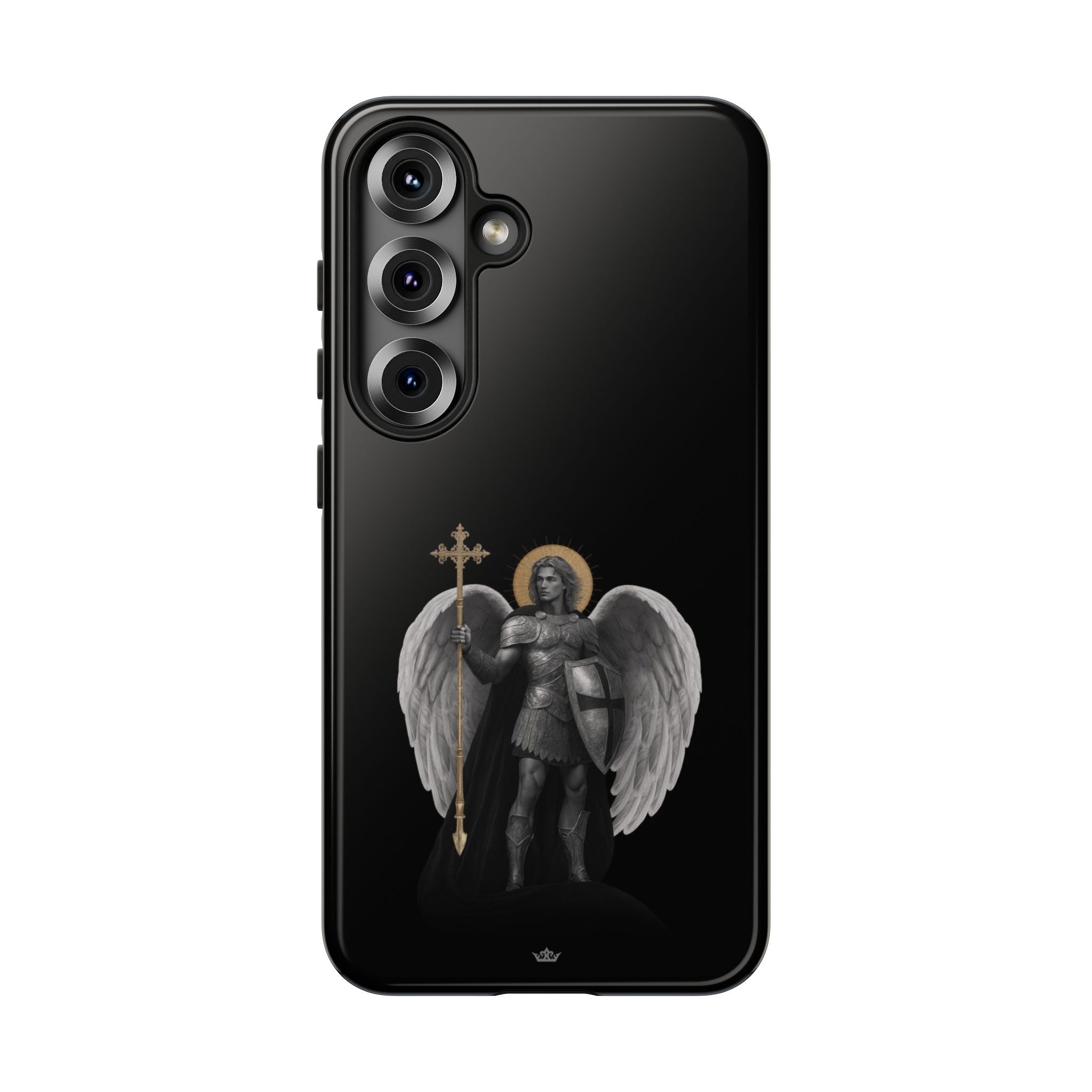 St. Michael the Archangel Victorious Hard Phone Case (Dark Night) - VENXARA