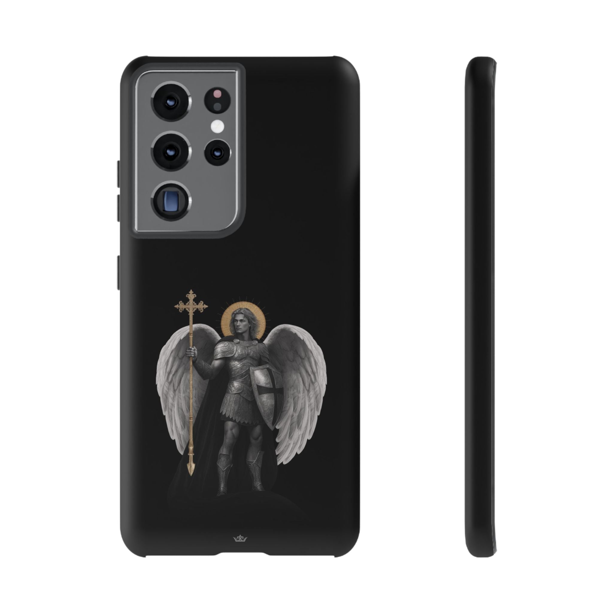St. Michael the Archangel Victorious Hard Phone Case (Dark Night) - VENXARA