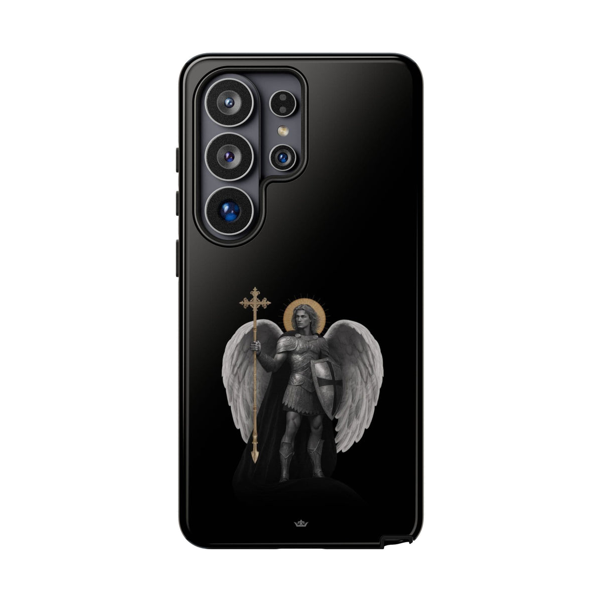 St. Michael the Archangel Victorious Hard Phone Case (Dark Night) Copyright VENXARA