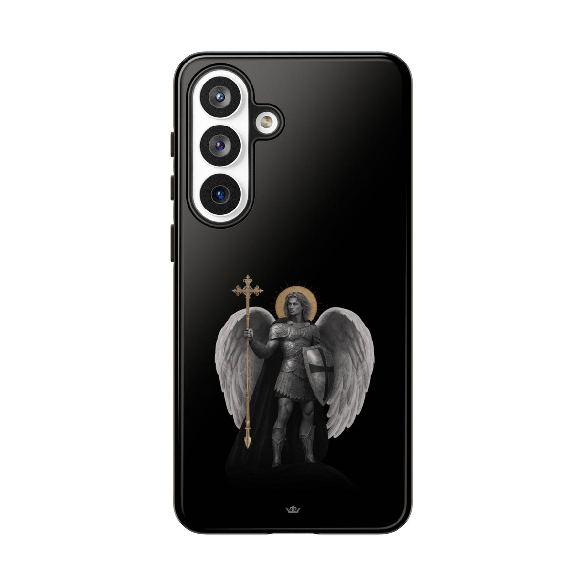 St. Michael the Archangel Victorious Hard Phone Case (Dark Night) Copyright VENXARA