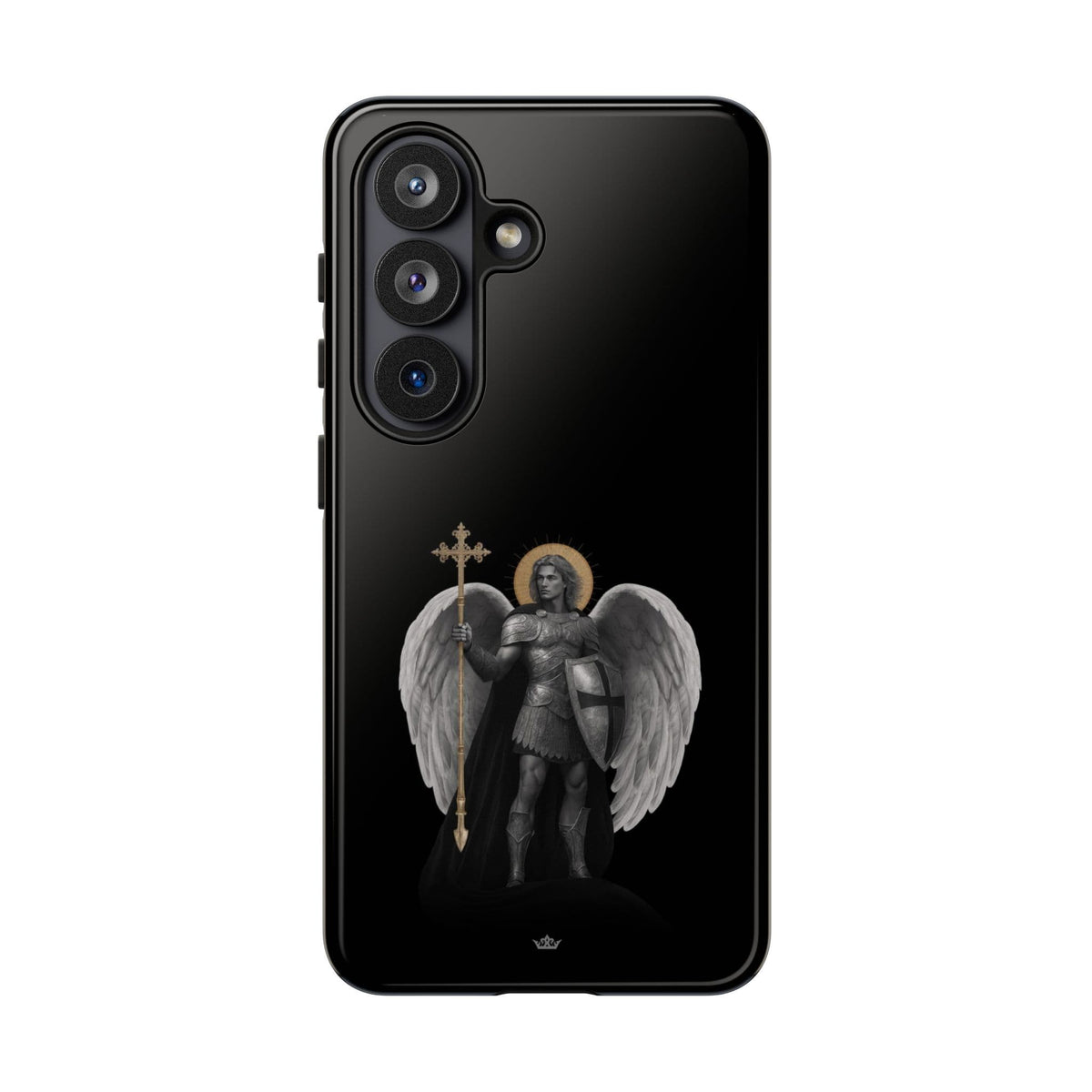 St. Michael the Archangel Victorious Hard Phone Case (Dark Night) Copyright VENXARA