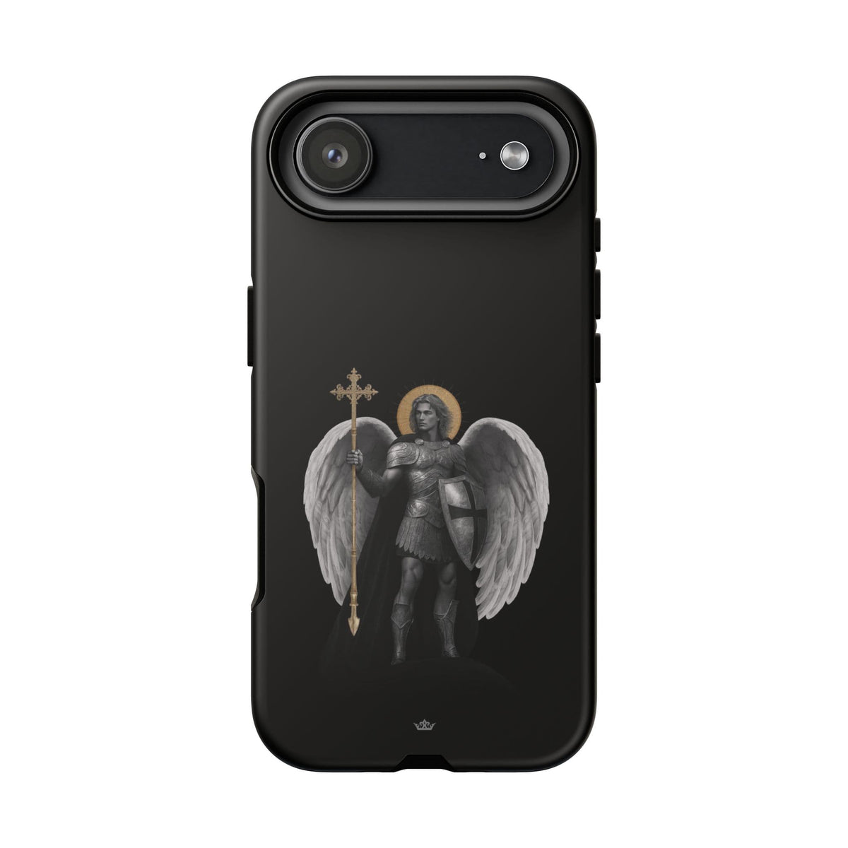 St. Michael the Archangel Victorious Hard Phone Case (Dark Night) Copyright VENXARA