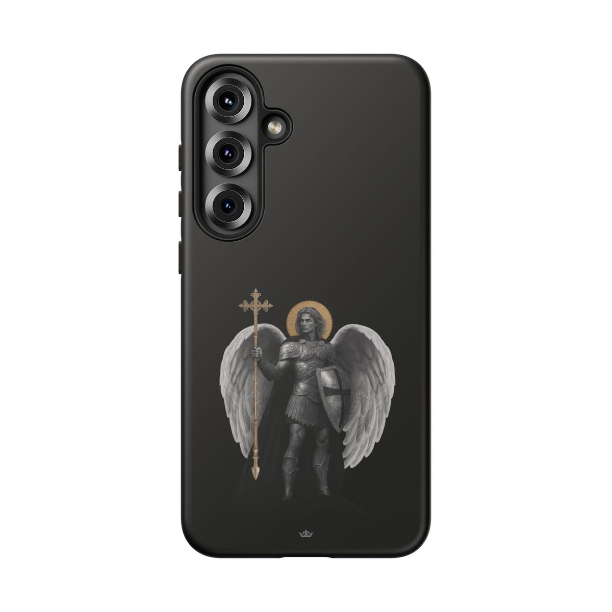 St. Michael the Archangel Victorious Hard Phone Case (Dark Night) Copyright VENXARA
