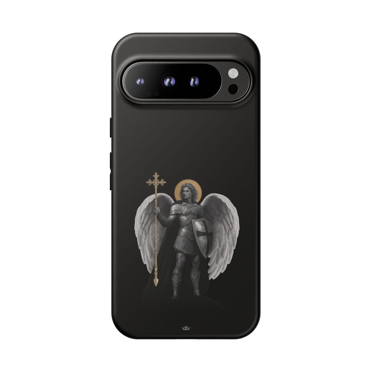 St. Michael the Archangel Victorious Hard Phone Case (Dark Night) Copyright VENXARA