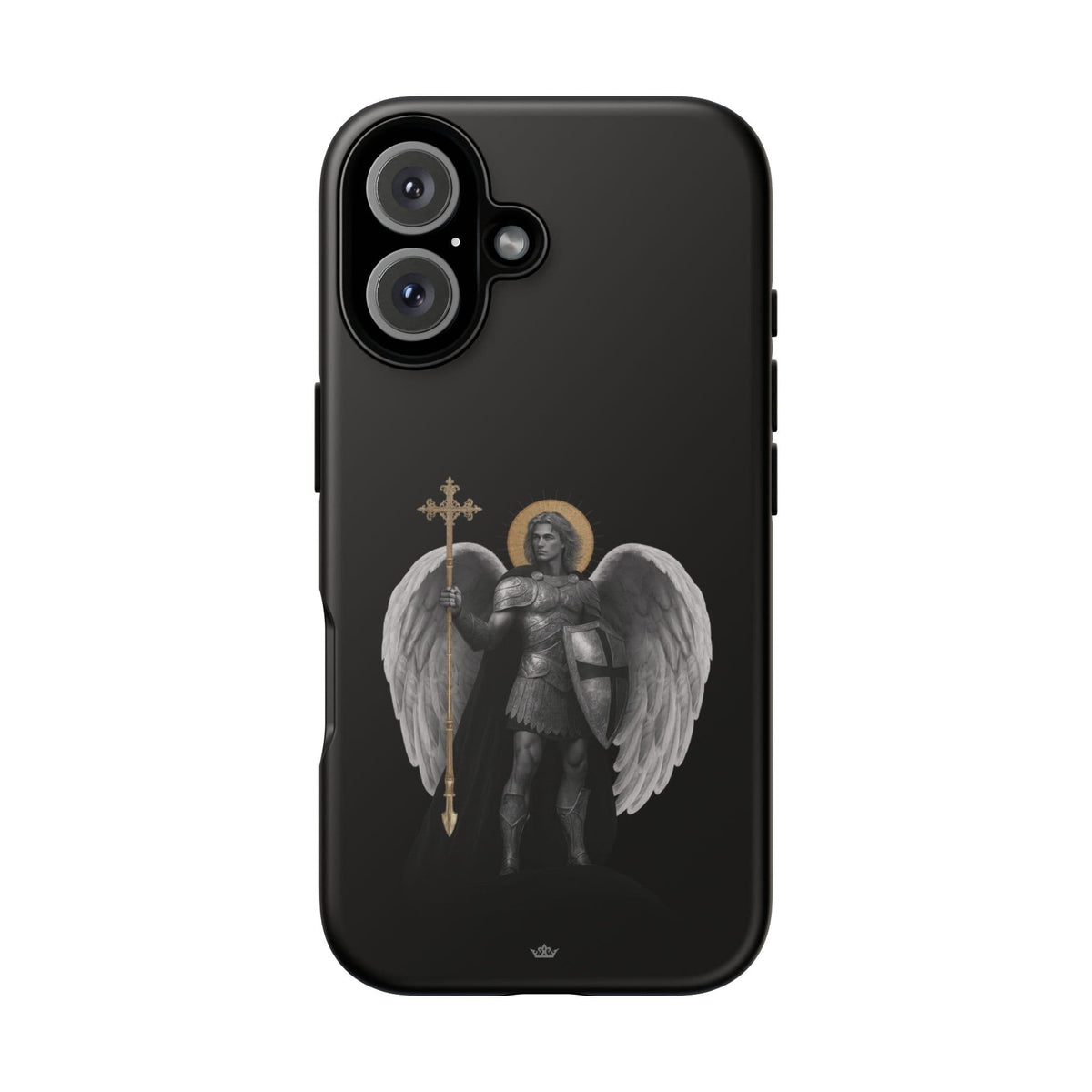 St. Michael the Archangel Victorious Hard Phone Case (Dark Night) Copyright VENXARA