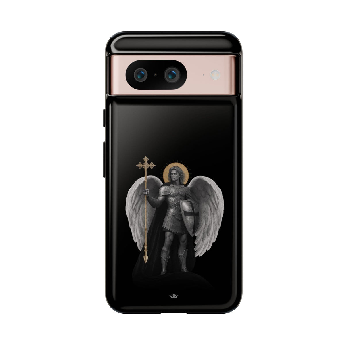 St. Michael the Archangel Victorious Hard Phone Case (Dark Night) Copyright VENXARA