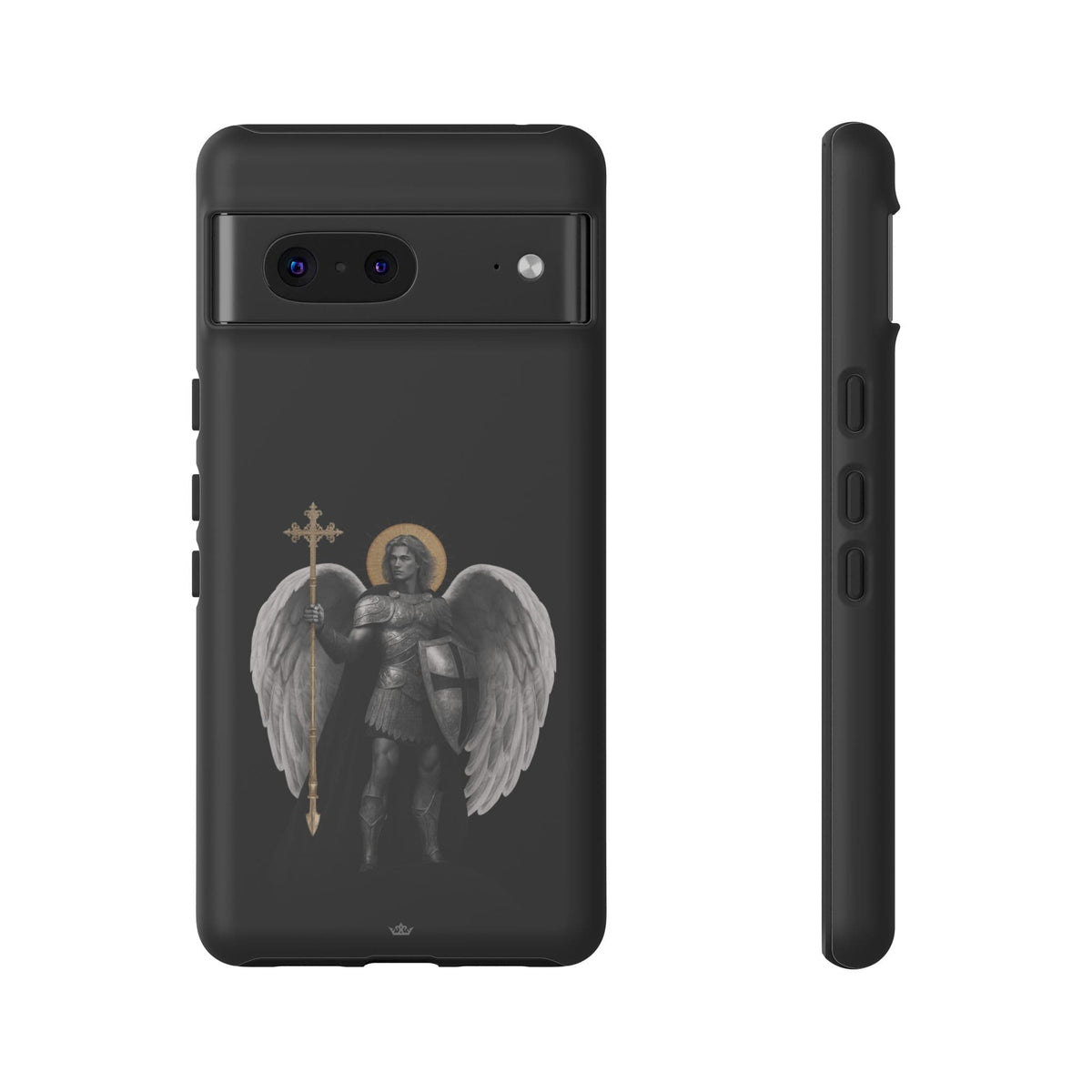 St. Michael the Archangel Victorious Hard Phone Case (Dark Night) Copyright VENXARA