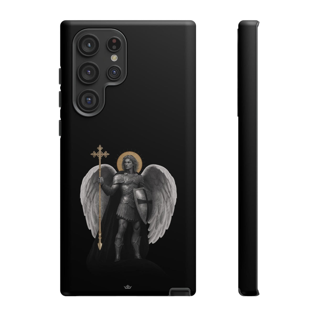St. Michael the Archangel Victorious Hard Phone Case (Dark Night) Copyright VENXARA