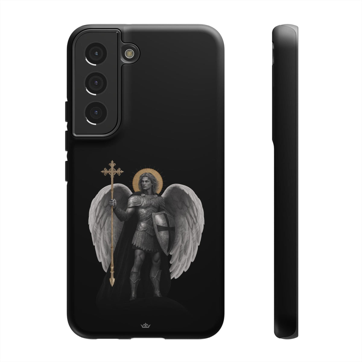 St. Michael the Archangel Victorious Hard Phone Case (Dark Night) Copyright VENXARA