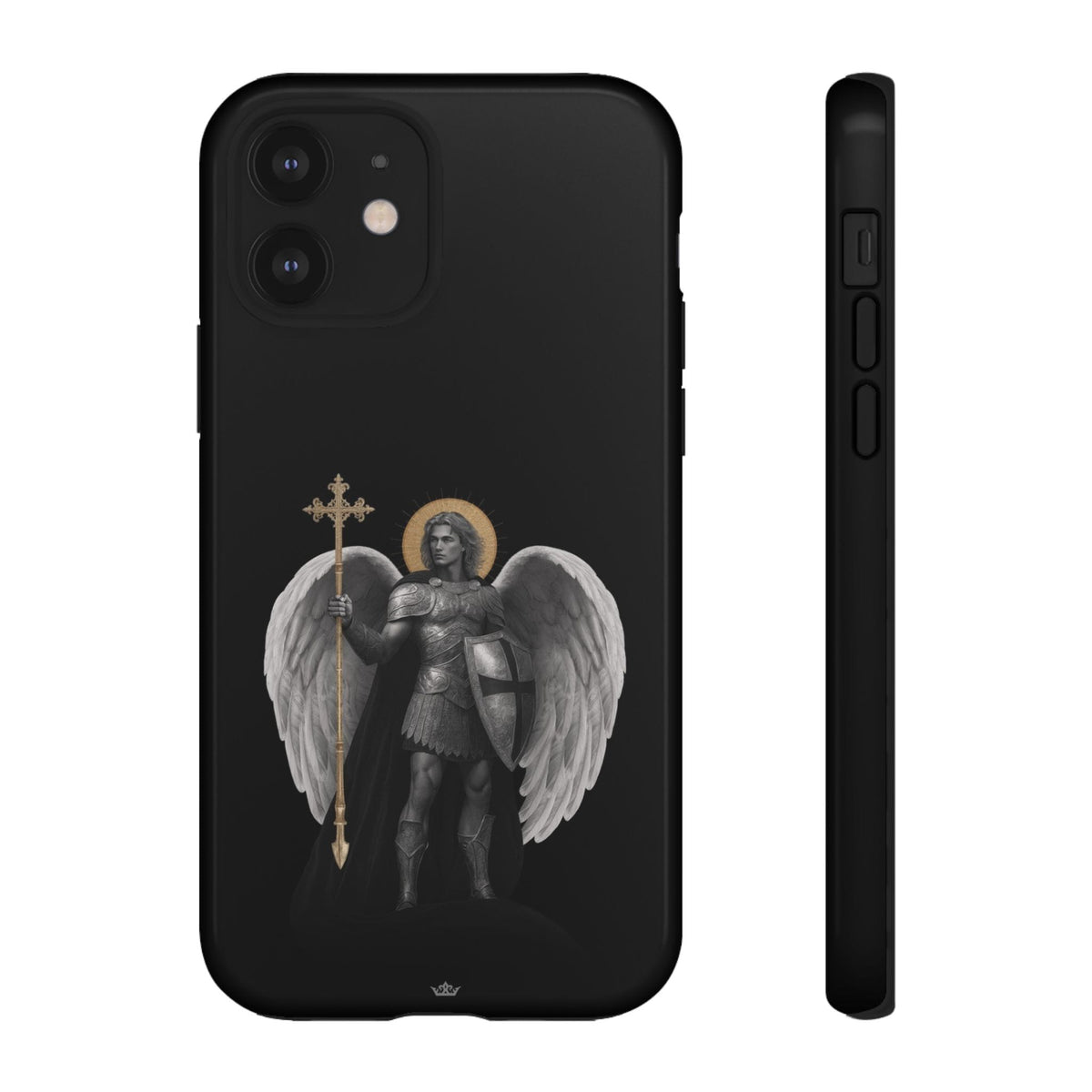 St. Michael the Archangel Victorious Hard Phone Case (Dark Night) Copyright VENXARA