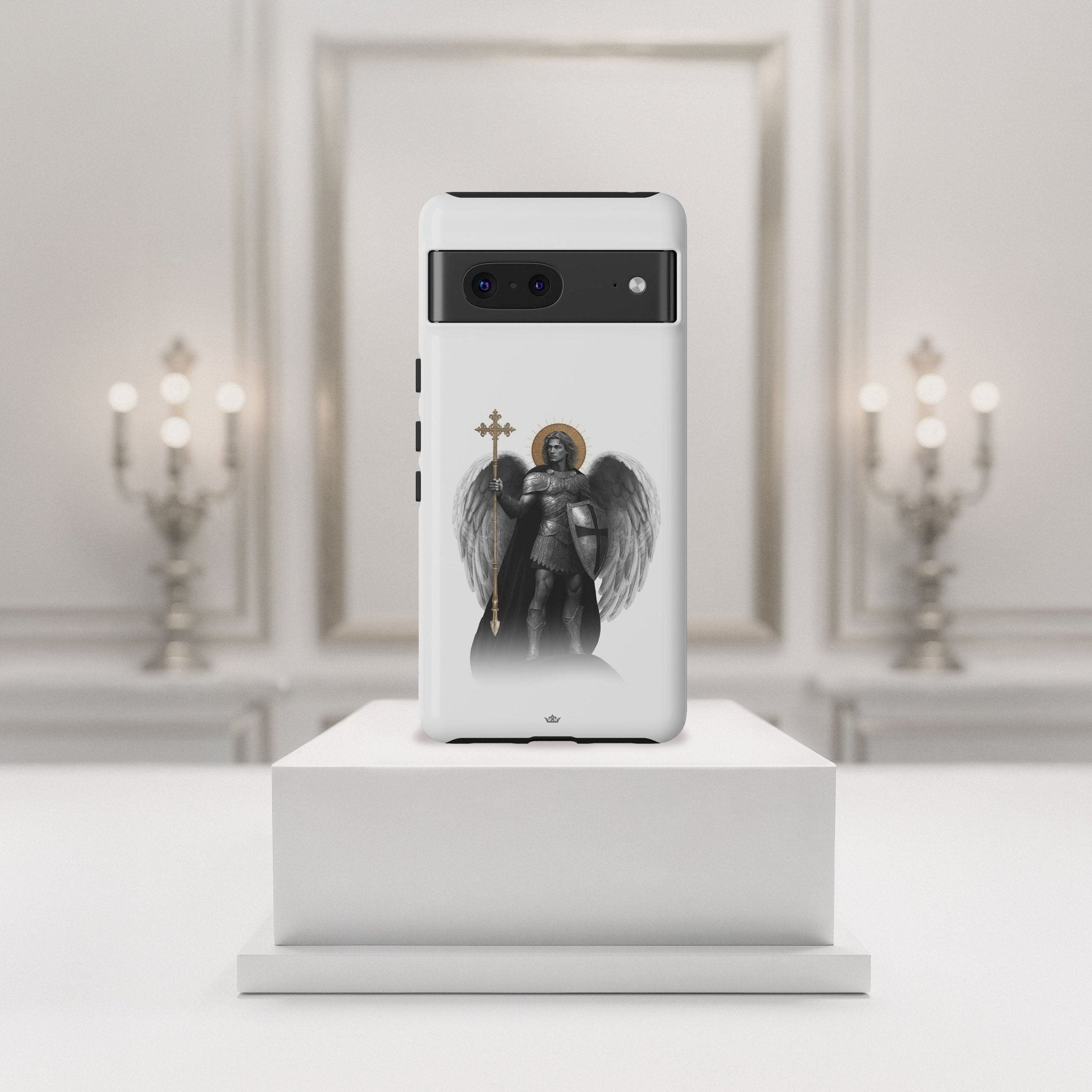 St. Michael the Archangel Victorious Hard Phone Case (Lumiere) - VENXARA®