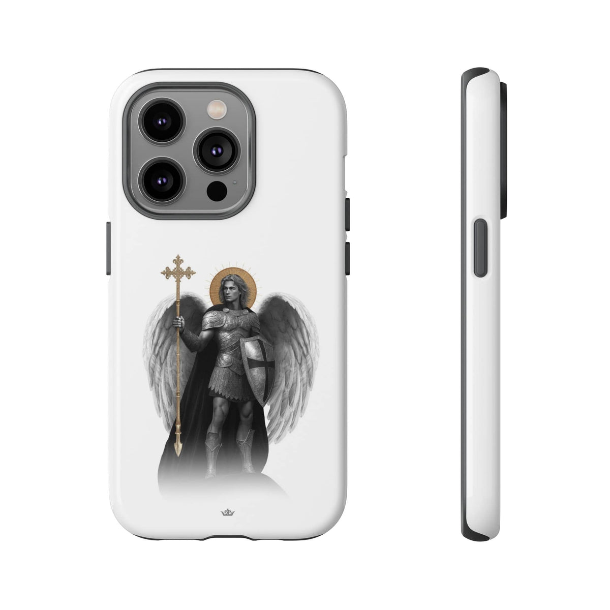 St. Michael the Archangel Victorious Hard Phone Case (Lumiere) Copyright VENXARA
