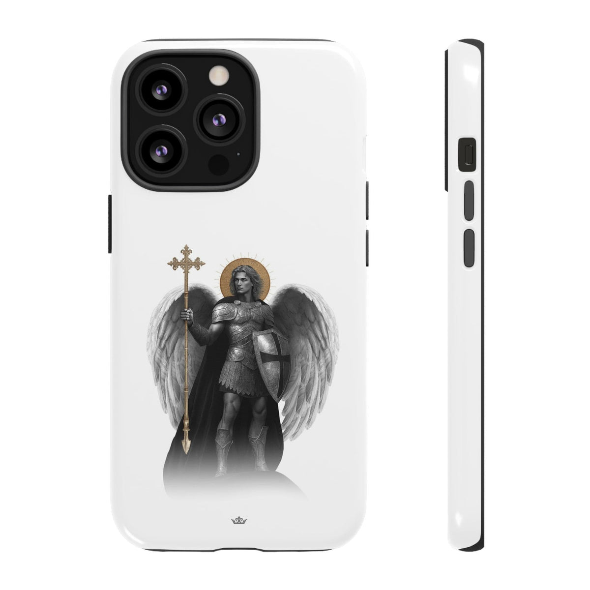 St. Michael the Archangel Victorious Hard Phone Case (Lumiere) Copyright VENXARA
