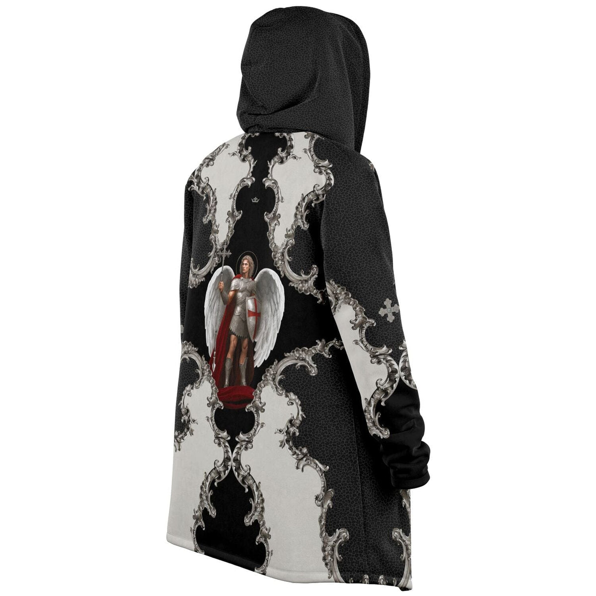 St. Michael the Archangel Victorious Microfleece Cloak (Baroque Leopard) Copyright VENXARA