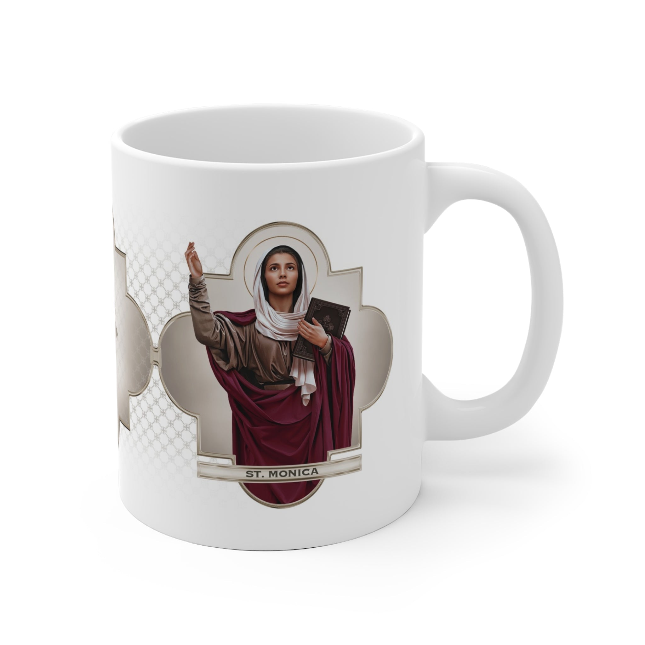 St. Monica Ceramic Mug - VENXARA®