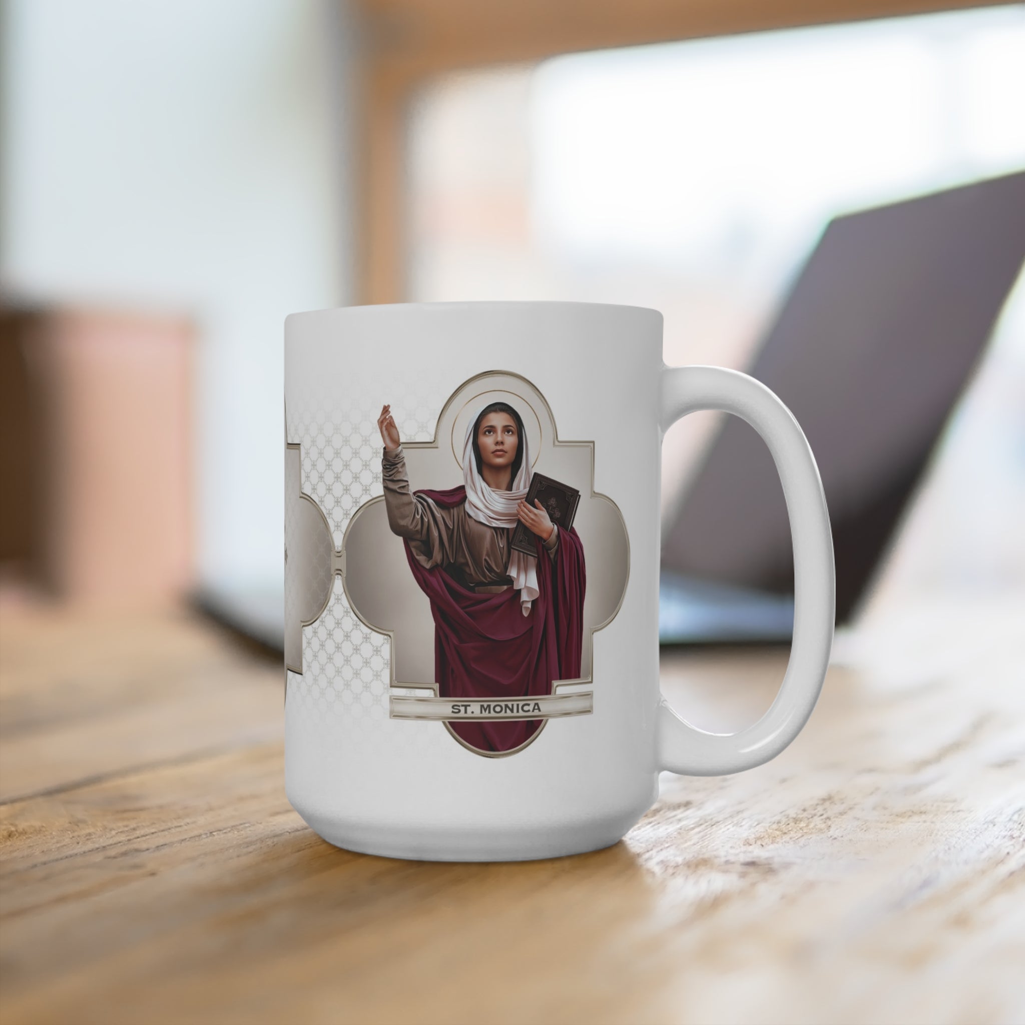 St. Monica Ceramic Mug - VENXARA®
