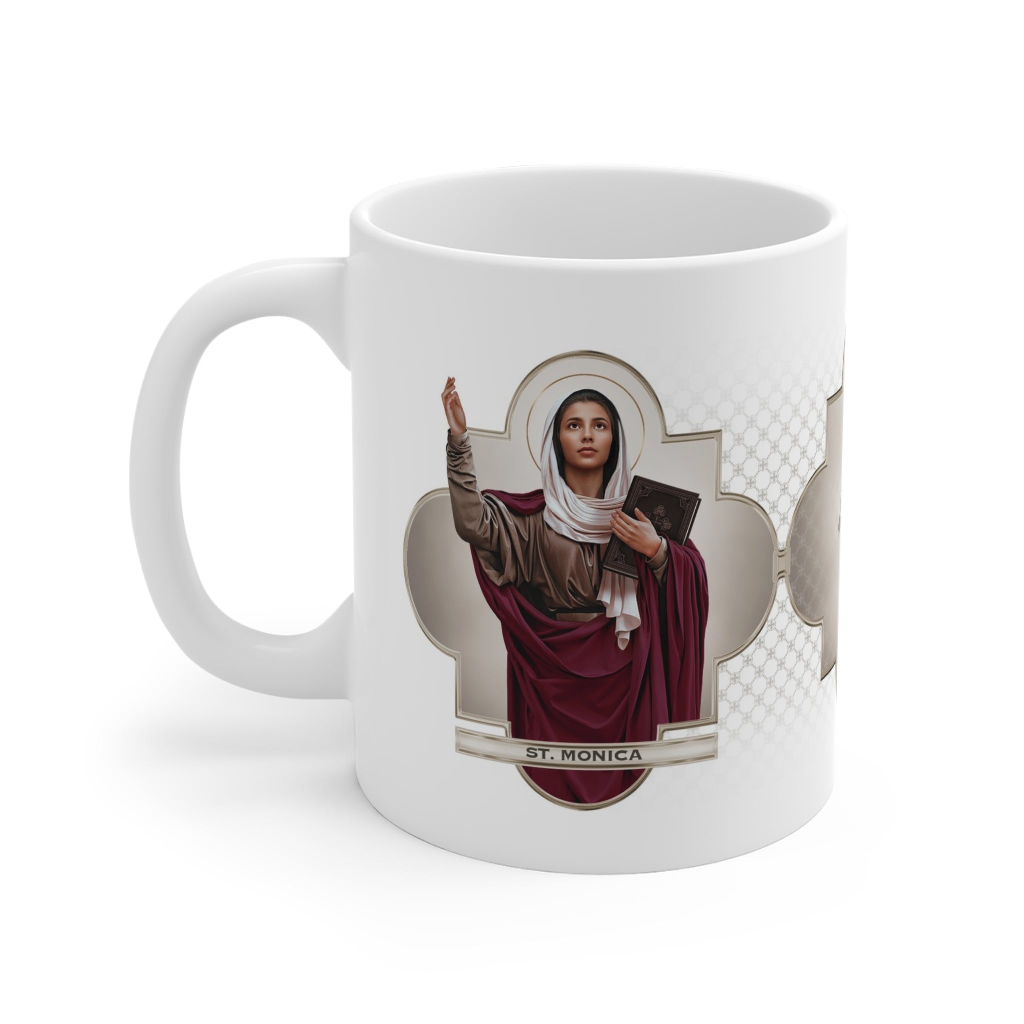 St. Monica Ceramic Mug - VENXARA®