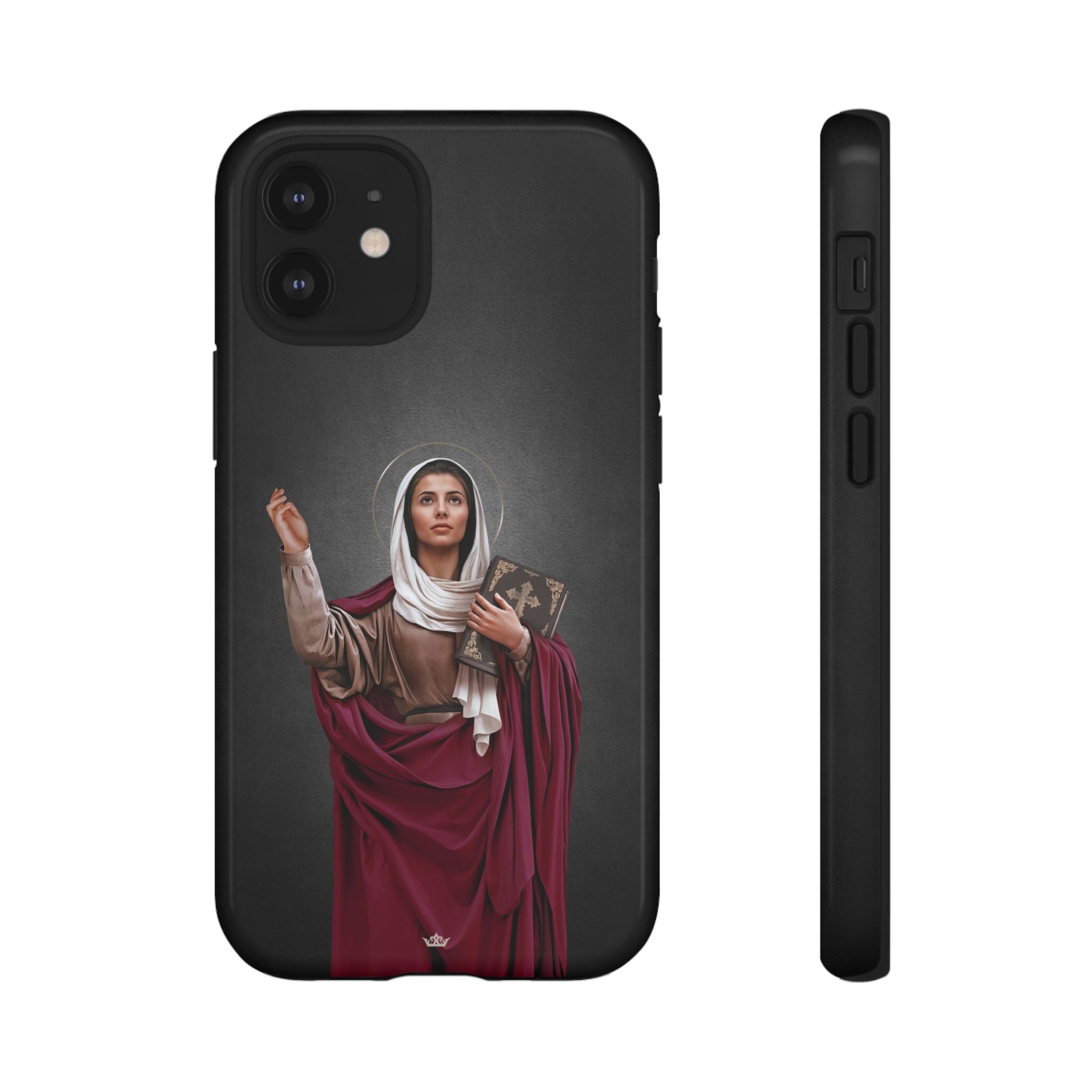 St. Monica Hard Phone Case (Dark) - VENXARA®