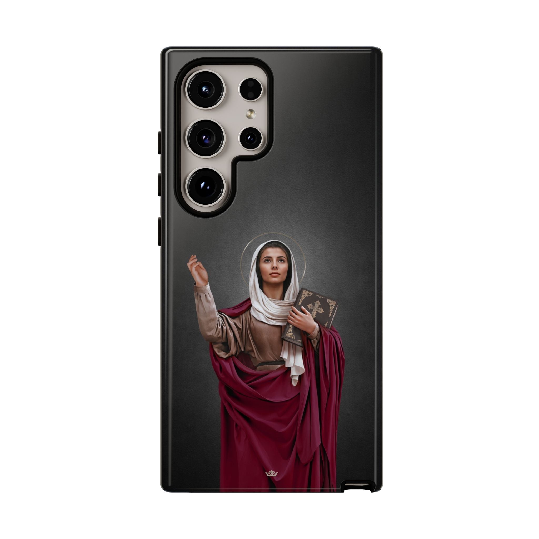 St. Monica Hard Phone Case (Dark) - VENXARA®