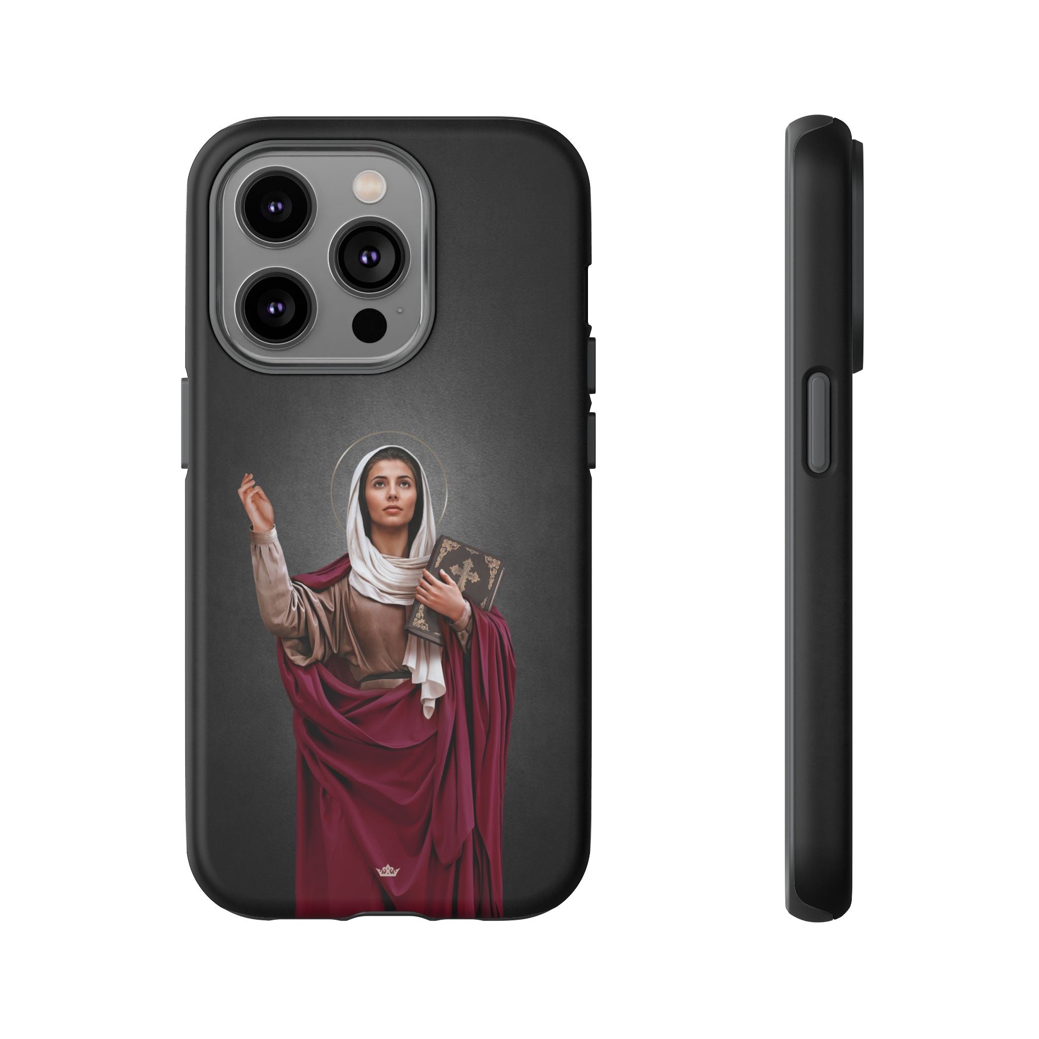 St. Monica Hard Phone Case (Dark) - VENXARA®