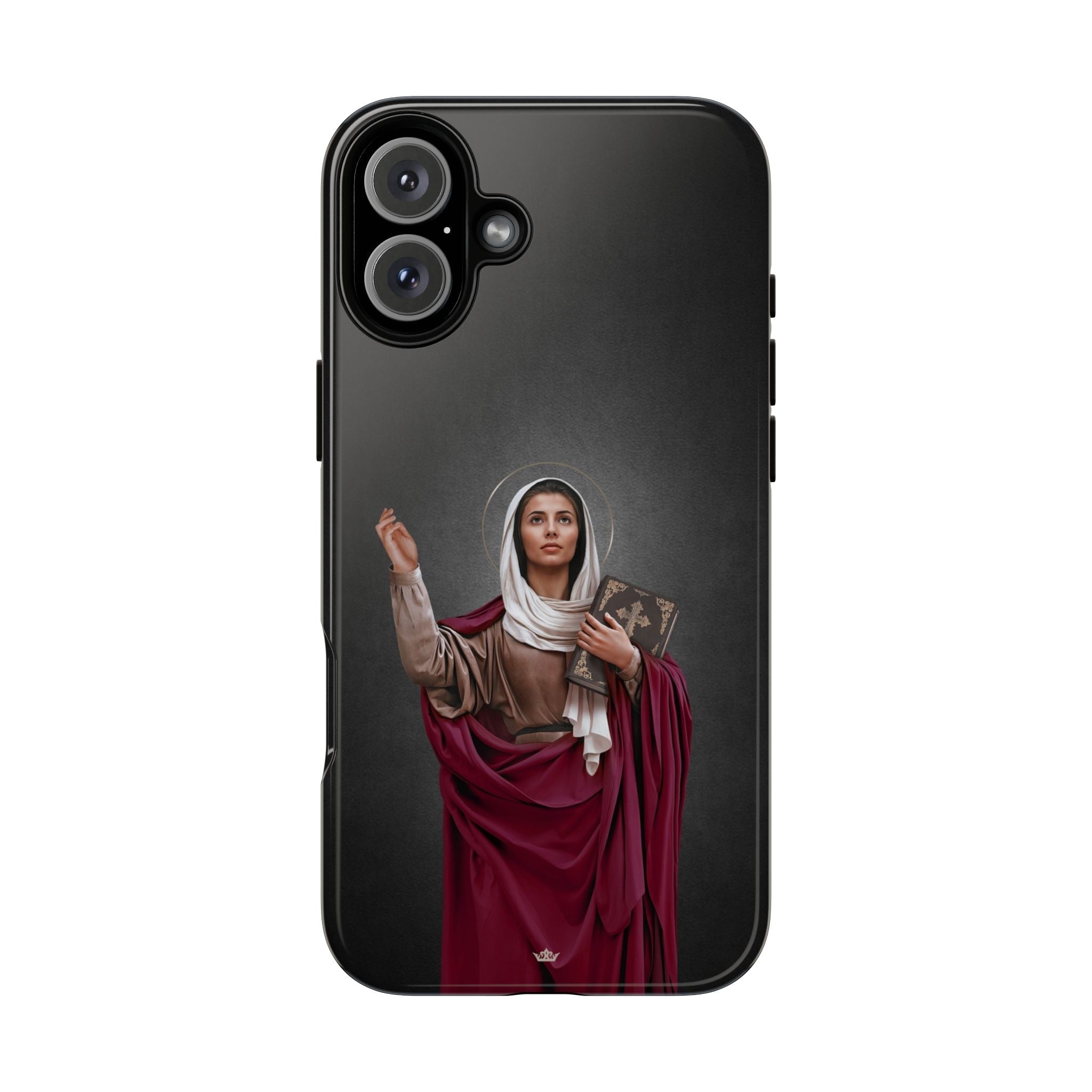 St. Monica Hard Phone Case (Dark) - VENXARA®