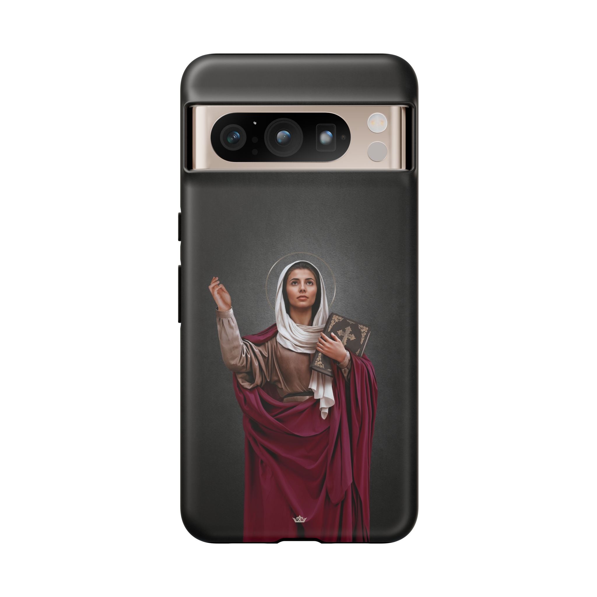 St. Monica Hard Phone Case (Dark) - VENXARA®