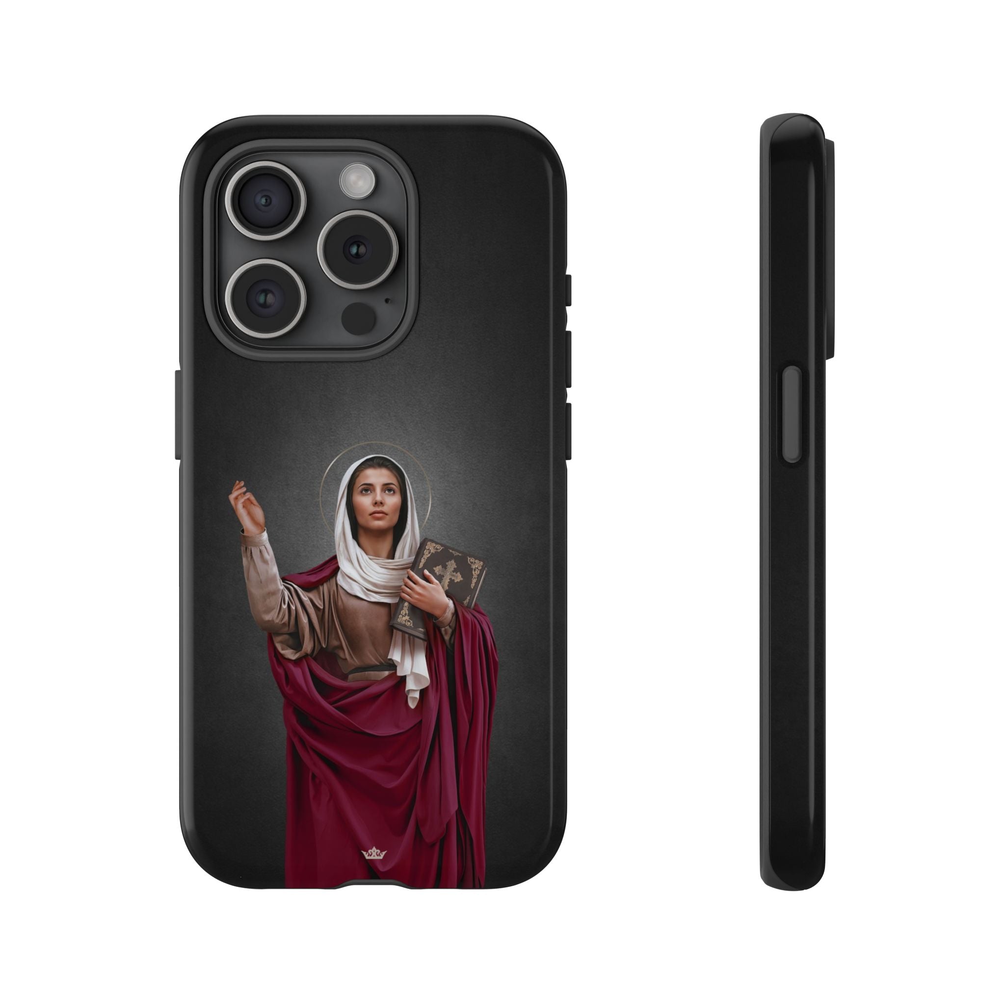 St. Monica Hard Phone Case (Dark) - VENXARA®