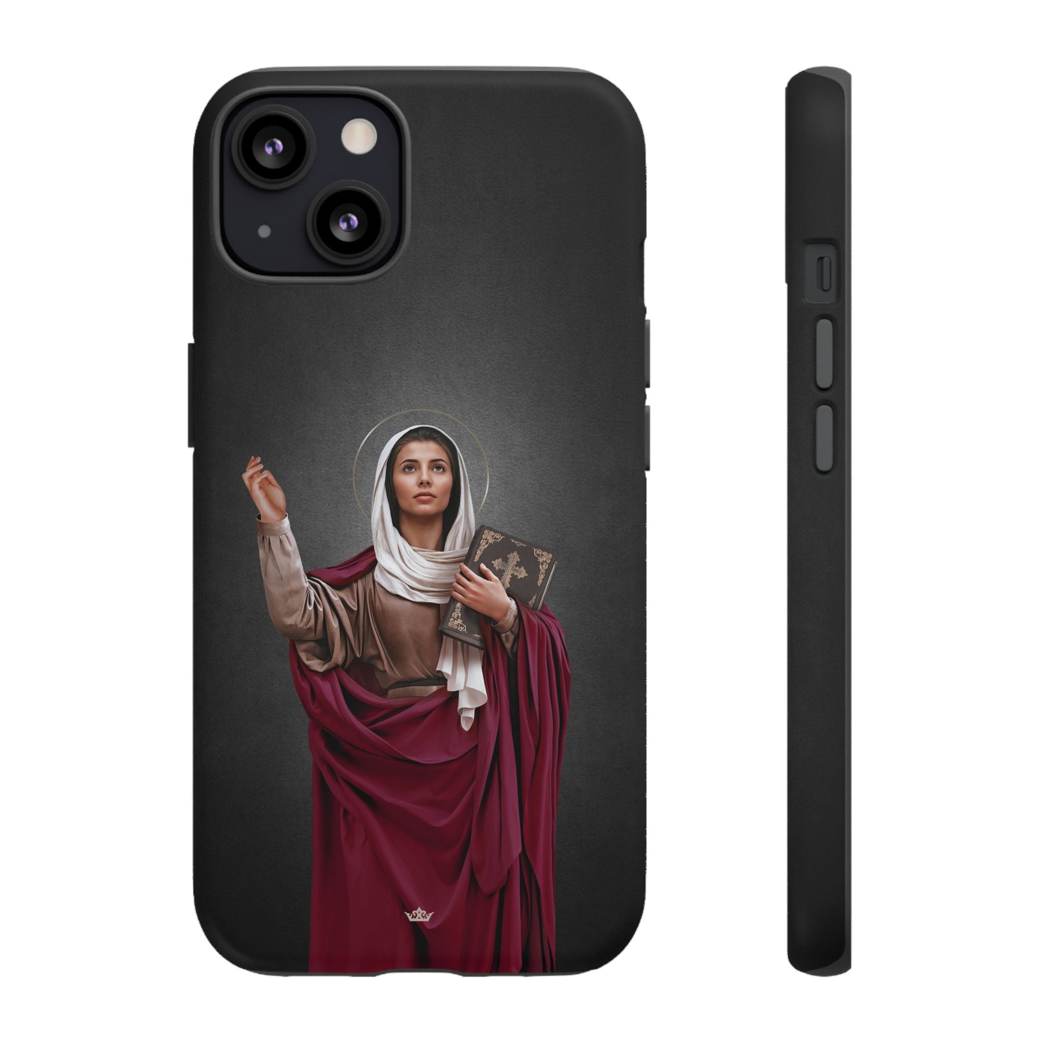 St. Monica Hard Phone Case (Dark) - VENXARA®