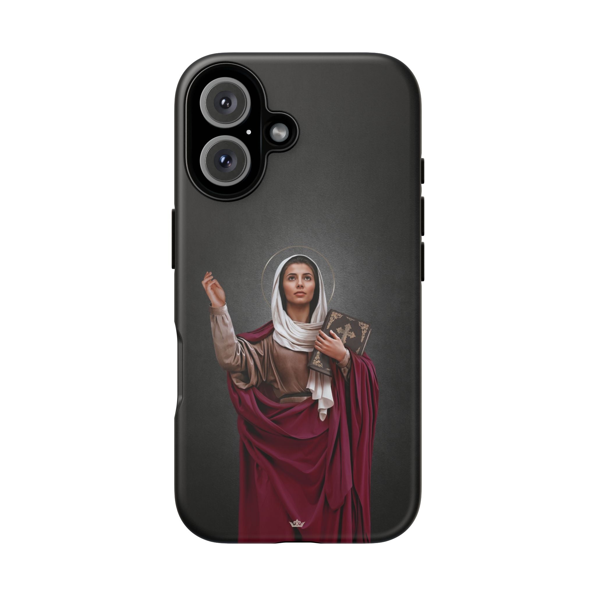 St. Monica Hard Phone Case (Dark) - VENXARA®