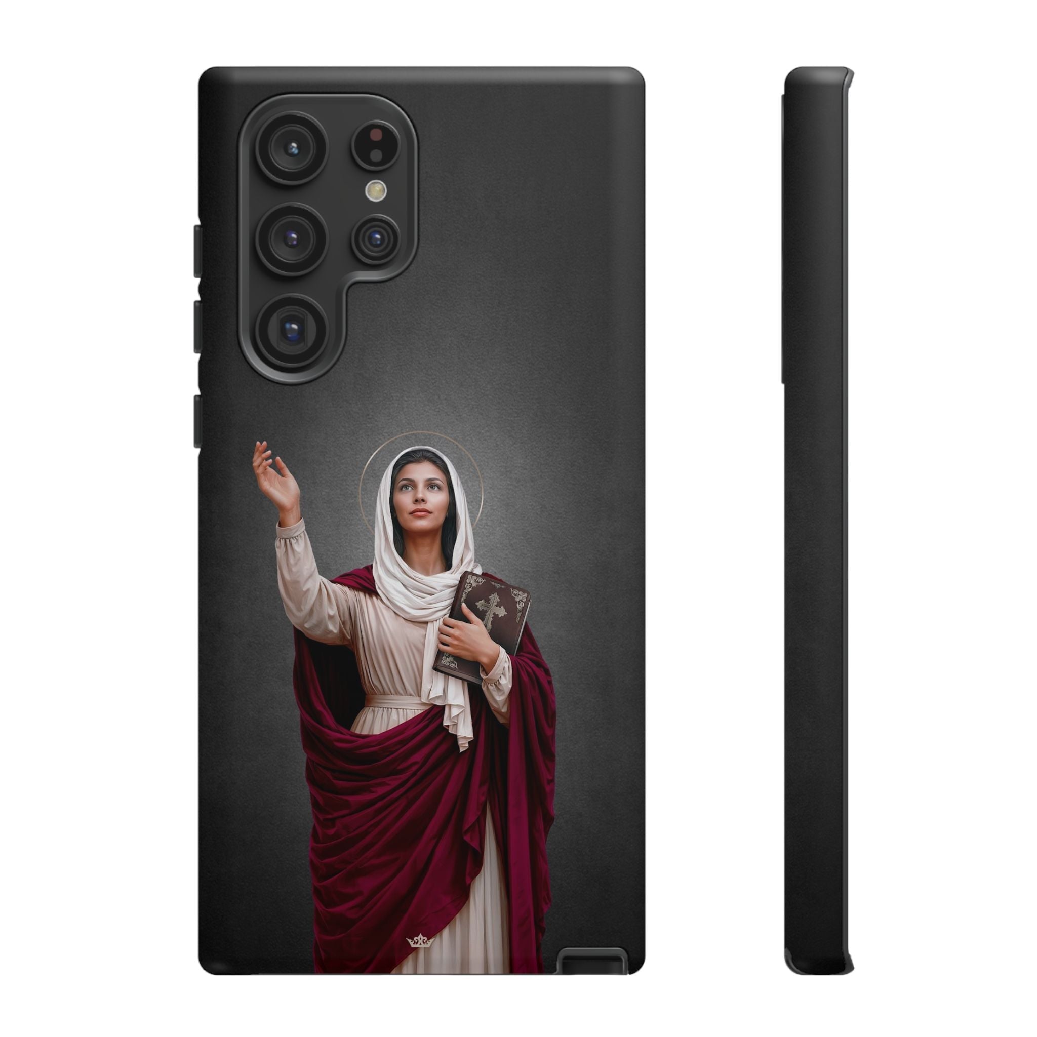 St. Monica Hard Phone Case (Dark) - Venxara