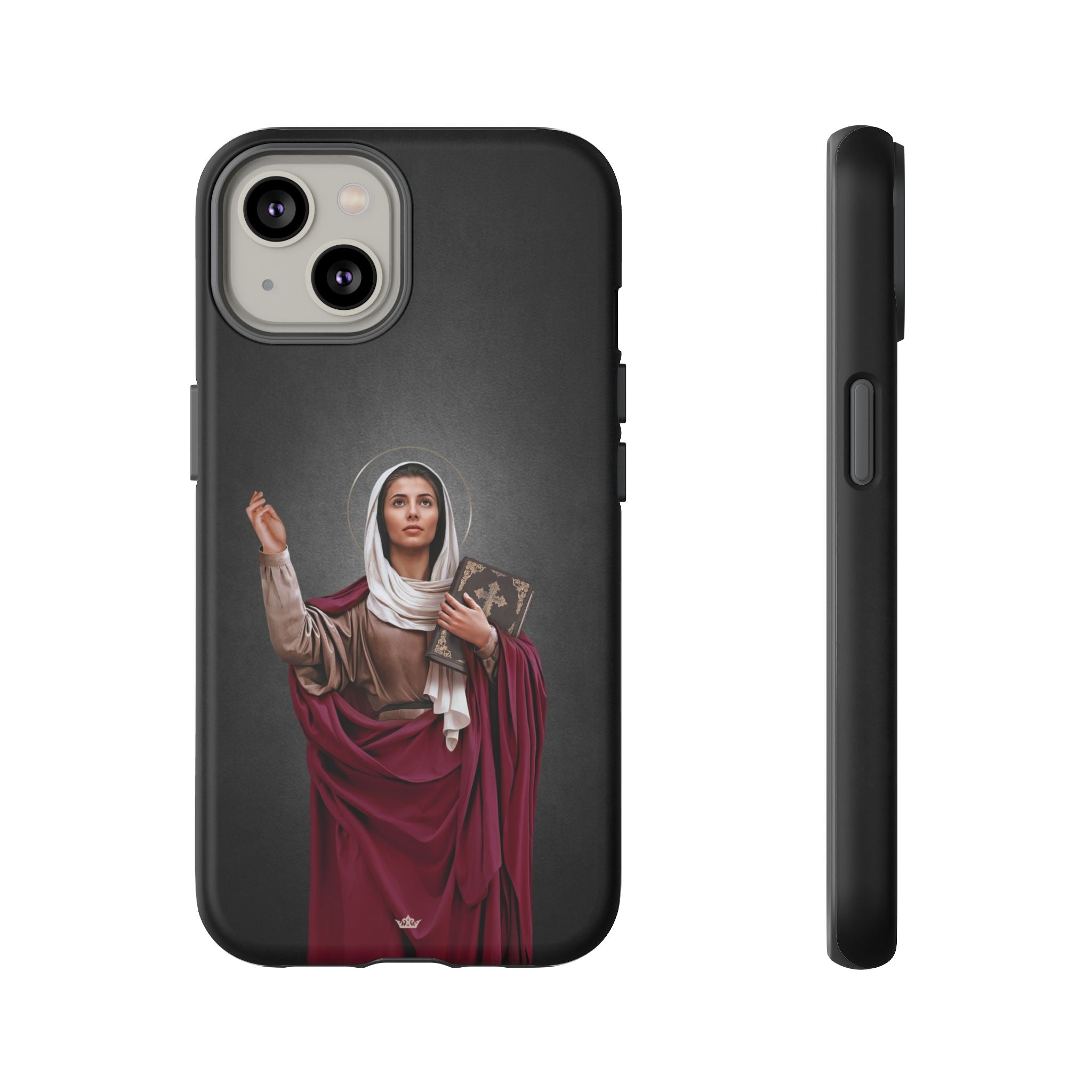 St. Monica Hard Phone Case (Dark) - VENXARA®