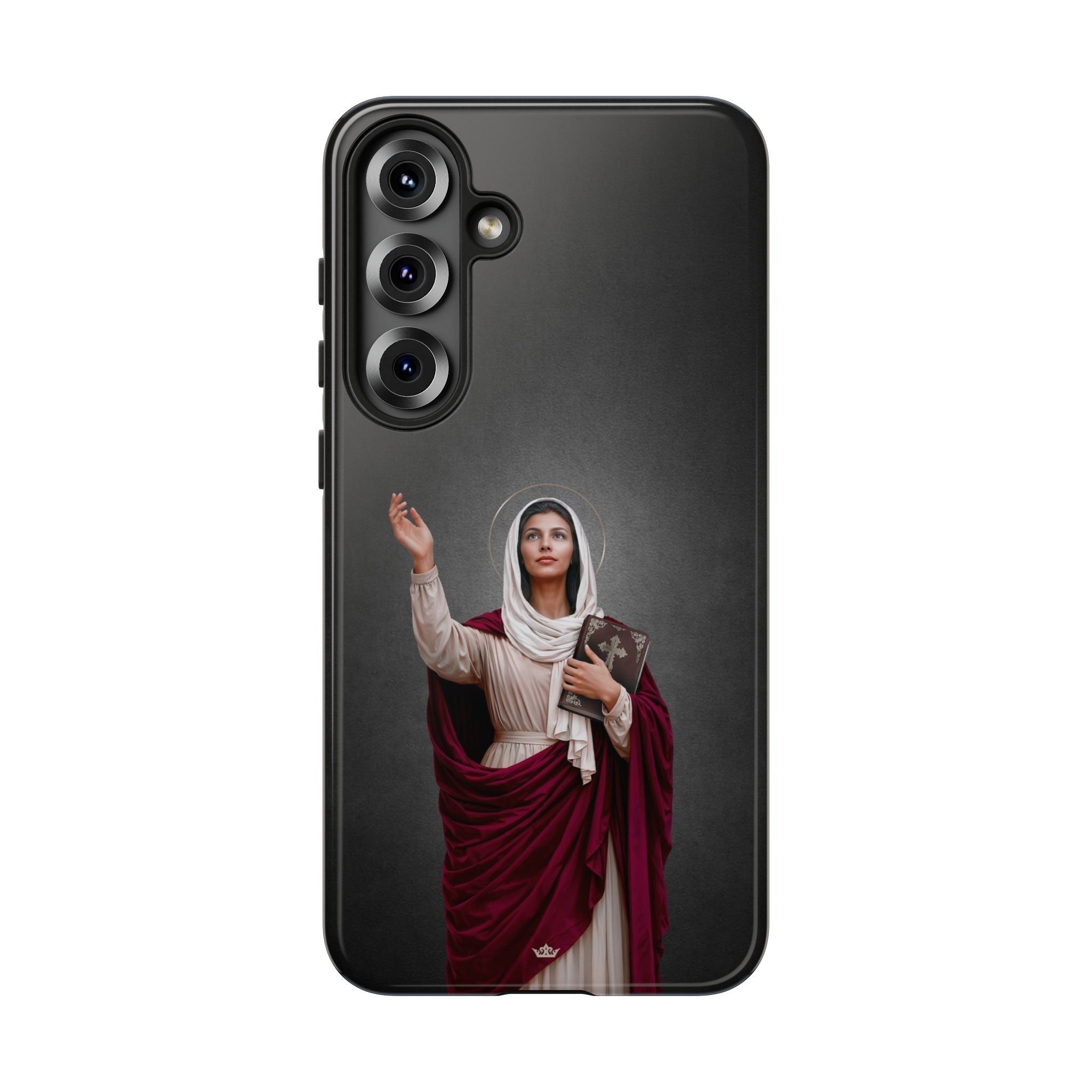 St. Monica Hard Phone Case (Dark) - Venxara
