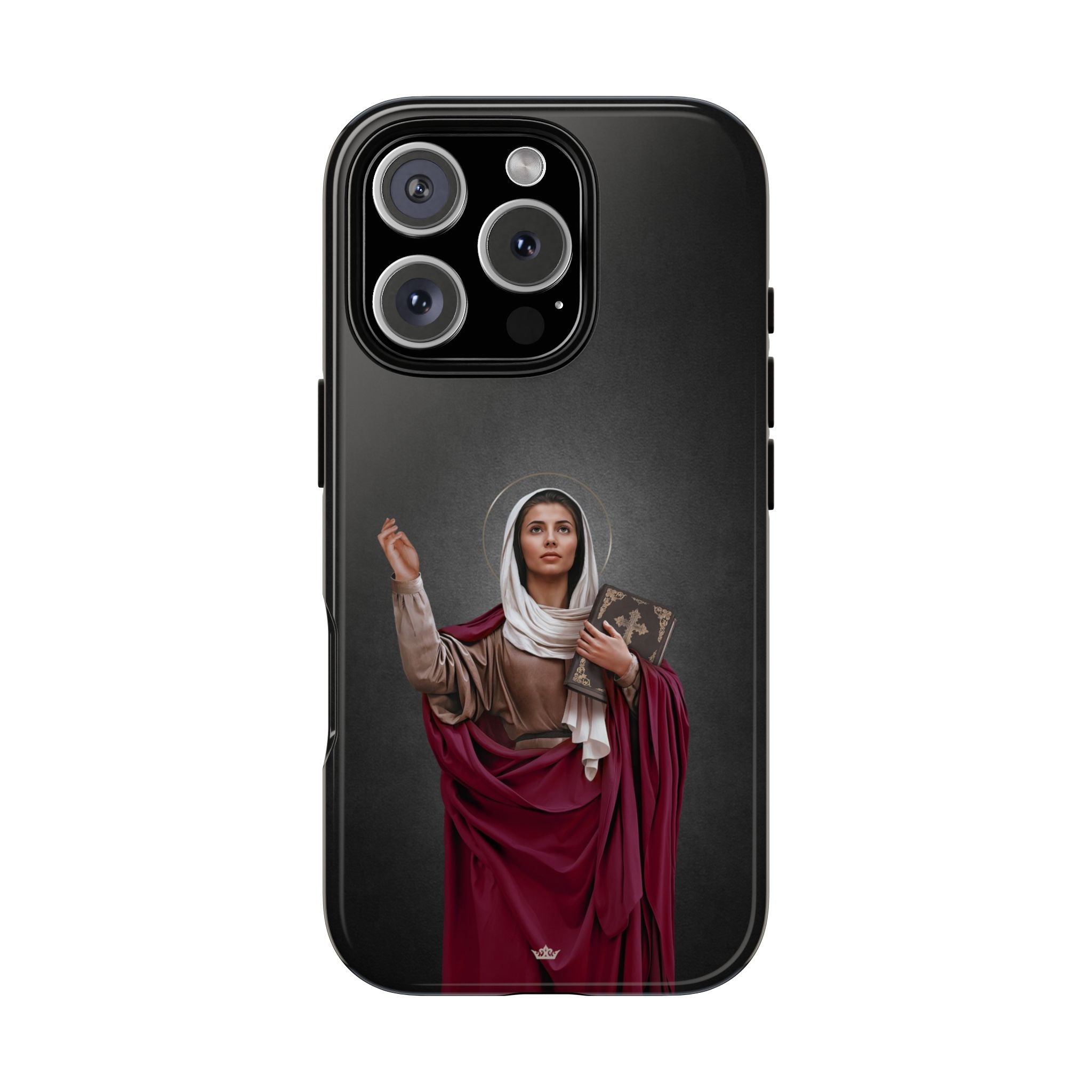 St. Monica Hard Phone Case (Dark) - VENXARA®