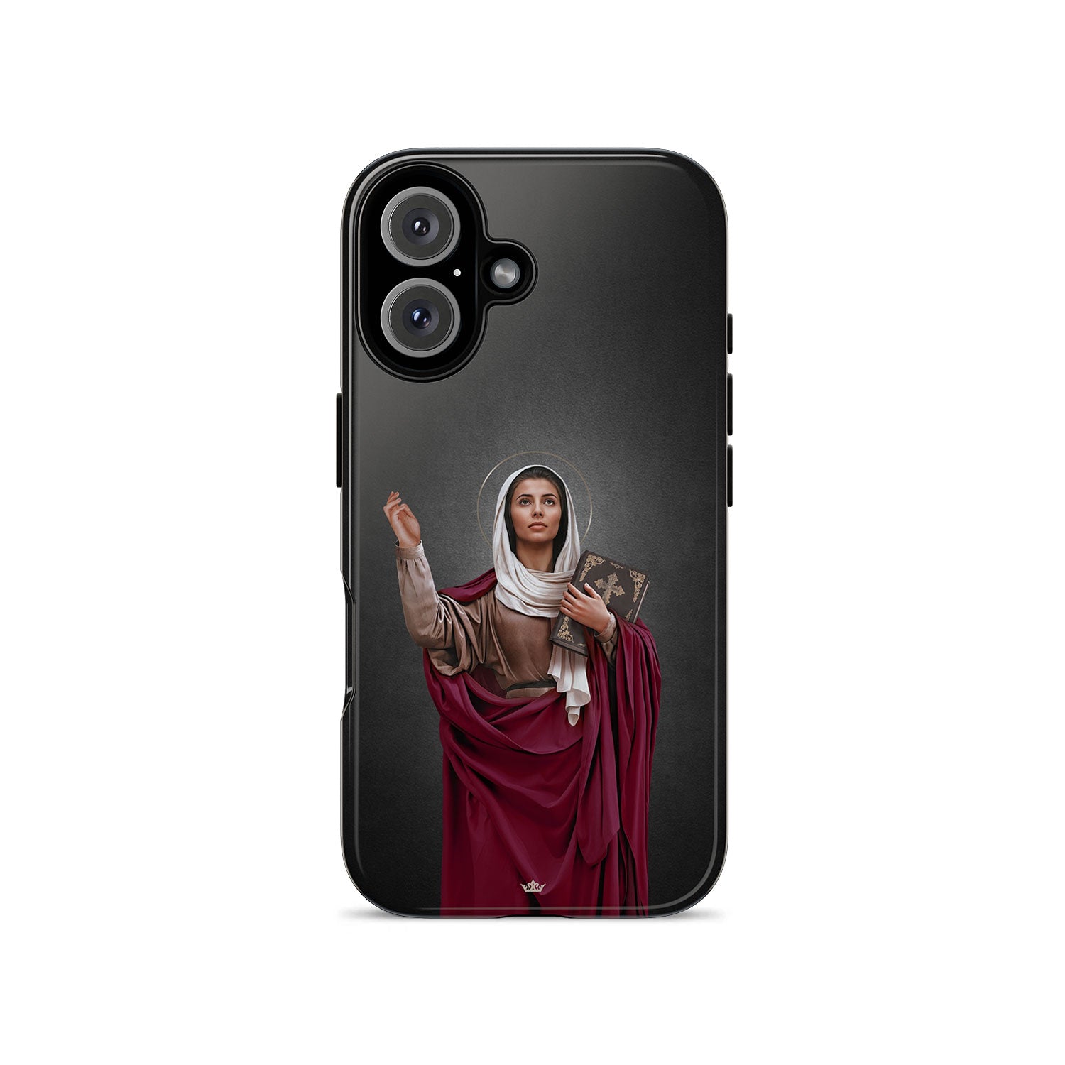 St. Monica Hard Phone Case (Dark) - VENXARA®