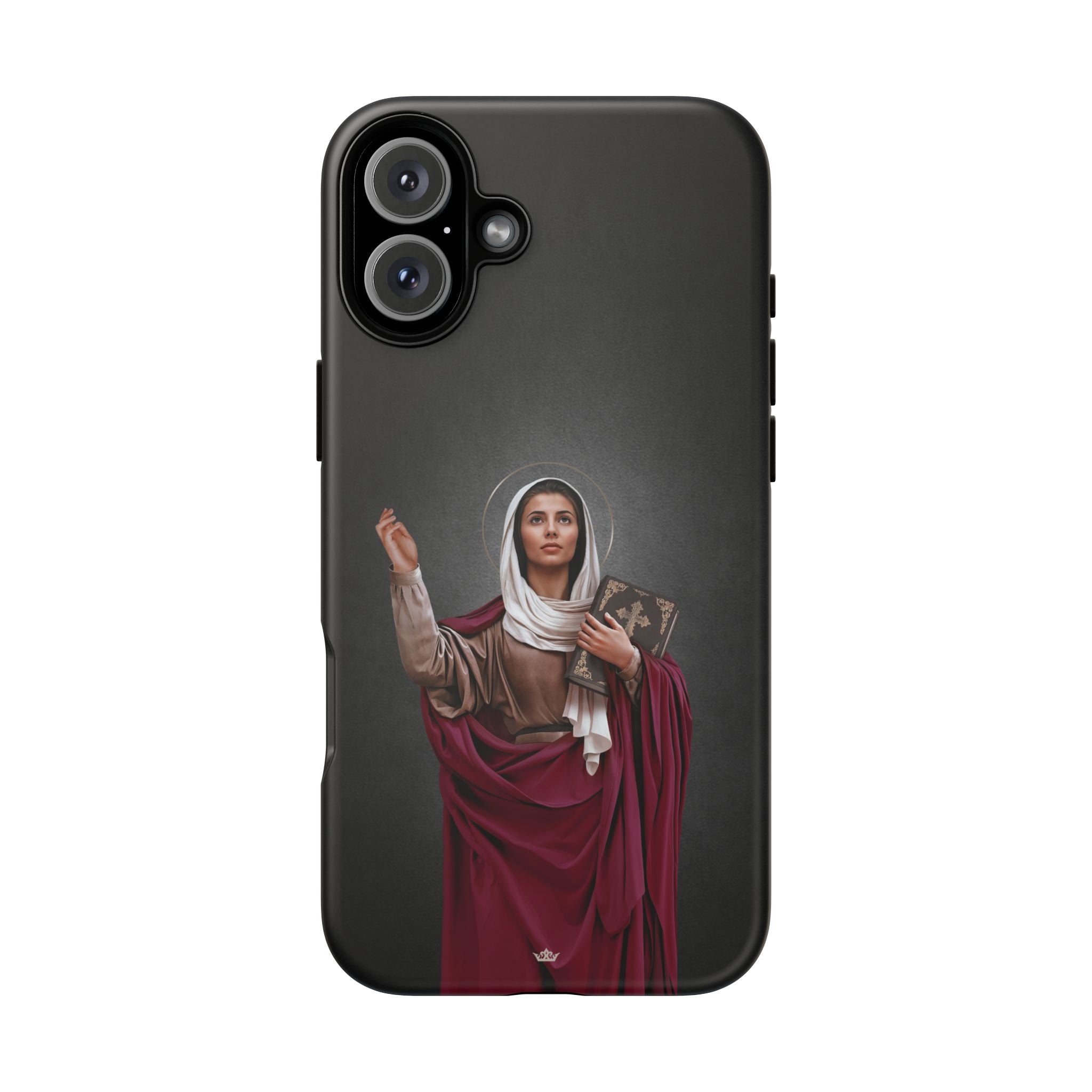 St. Monica Hard Phone Case (Dark) - VENXARA®
