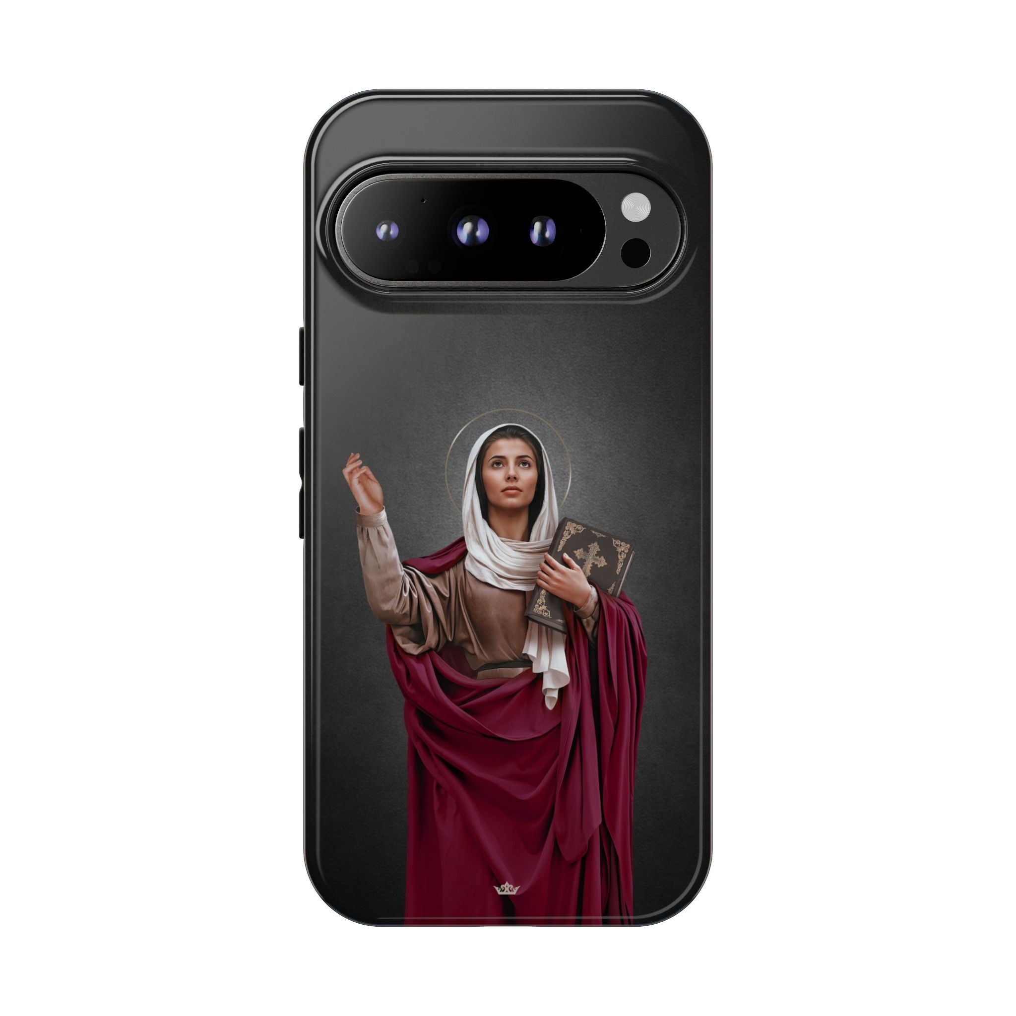 St. Monica Hard Phone Case (Dark) - VENXARA®