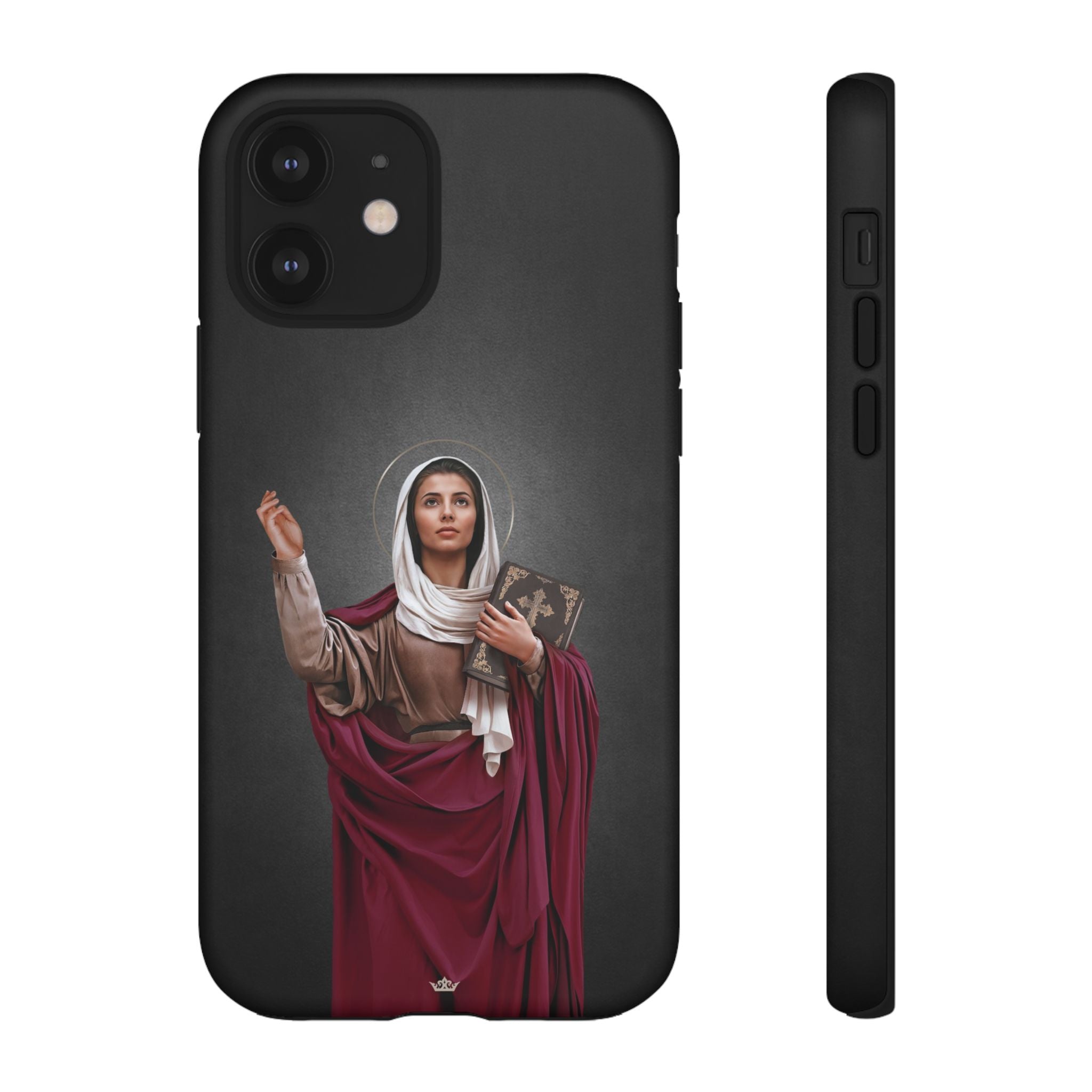 St. Monica Hard Phone Case (Dark) - VENXARA®