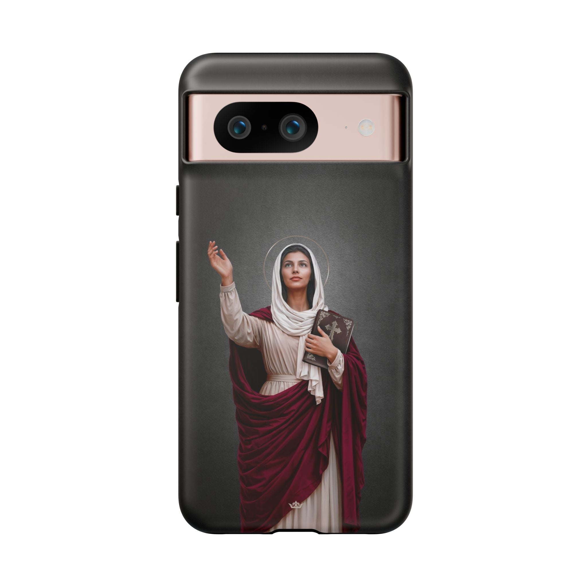 St. Monica Hard Phone Case (Dark) - Venxara