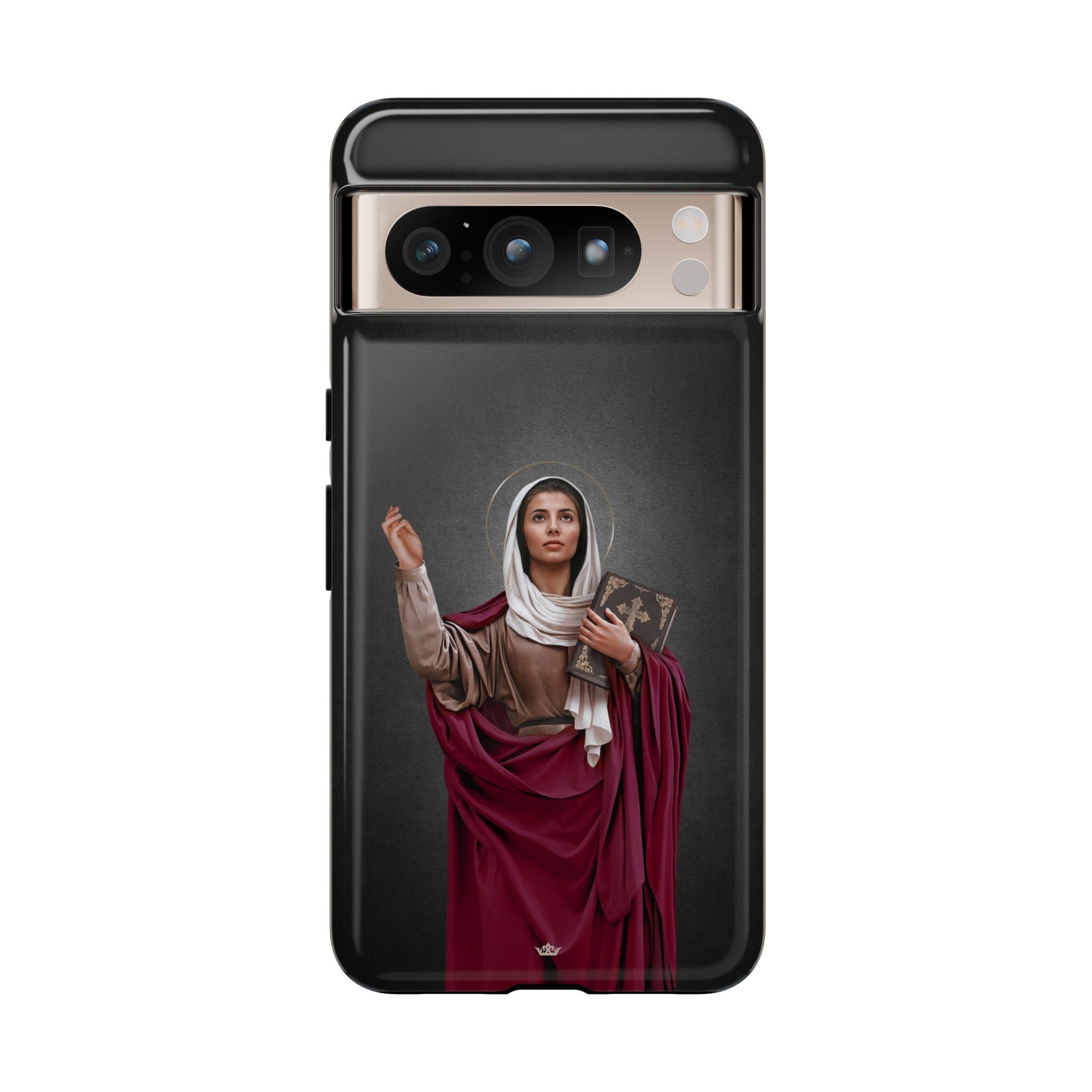 St. Monica Hard Phone Case (Dark) - VENXARA®