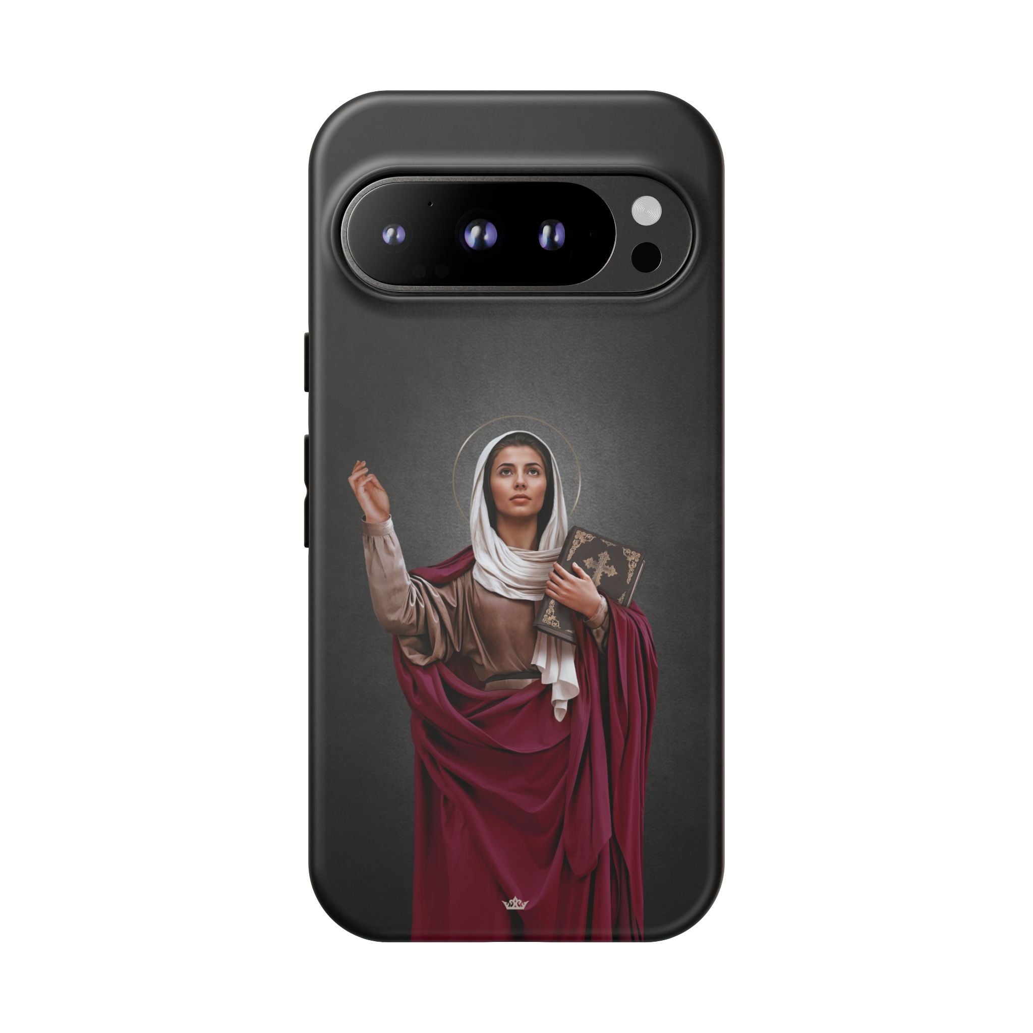 St. Monica Hard Phone Case (Dark) - VENXARA®