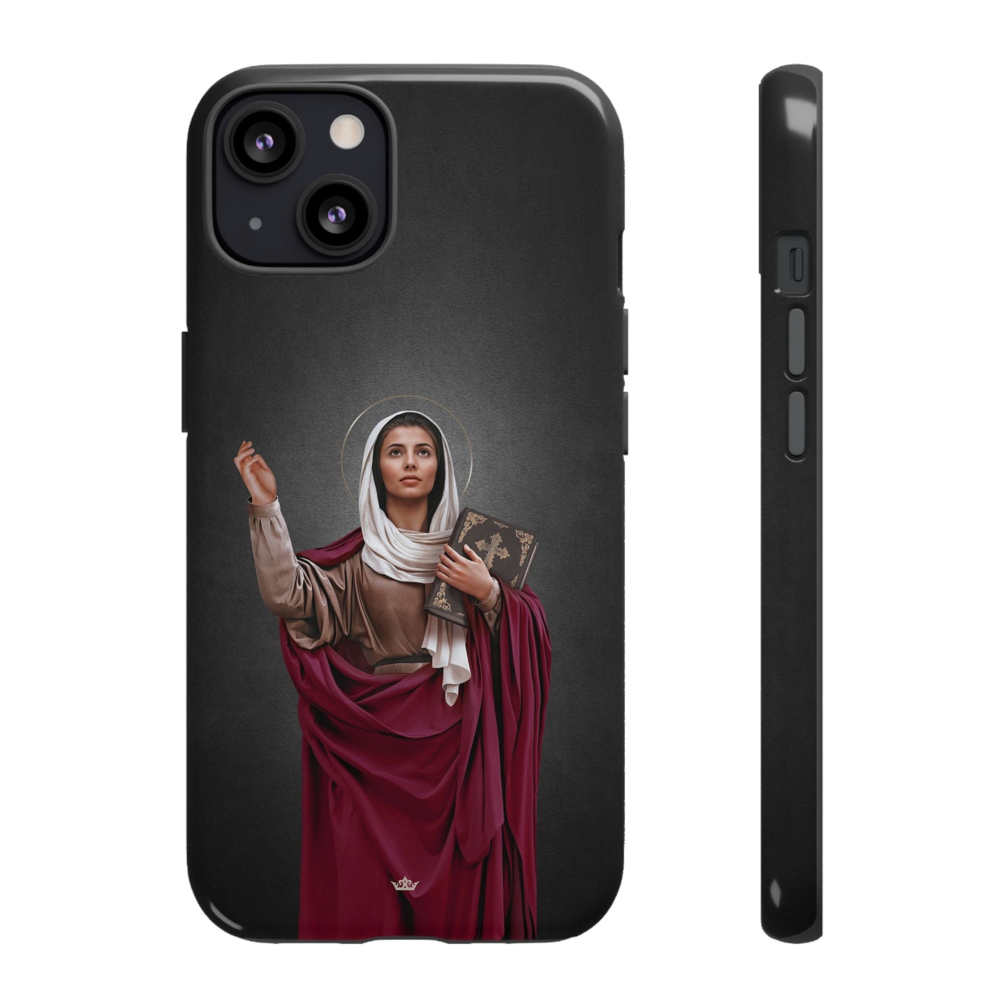 St. Monica Hard Phone Case (Dark) - VENXARA®