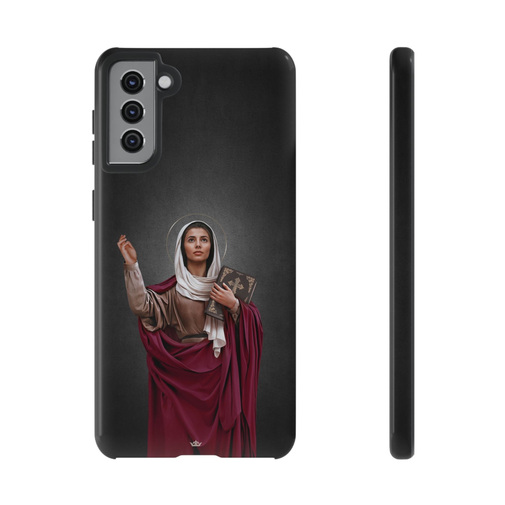 St. Monica Hard Phone Case (Dark) - VENXARA®