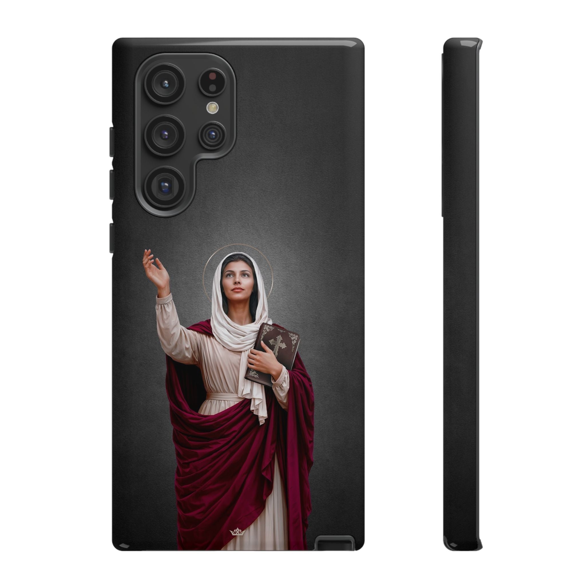 St. Monica Hard Phone Case (Dark) - Venxara