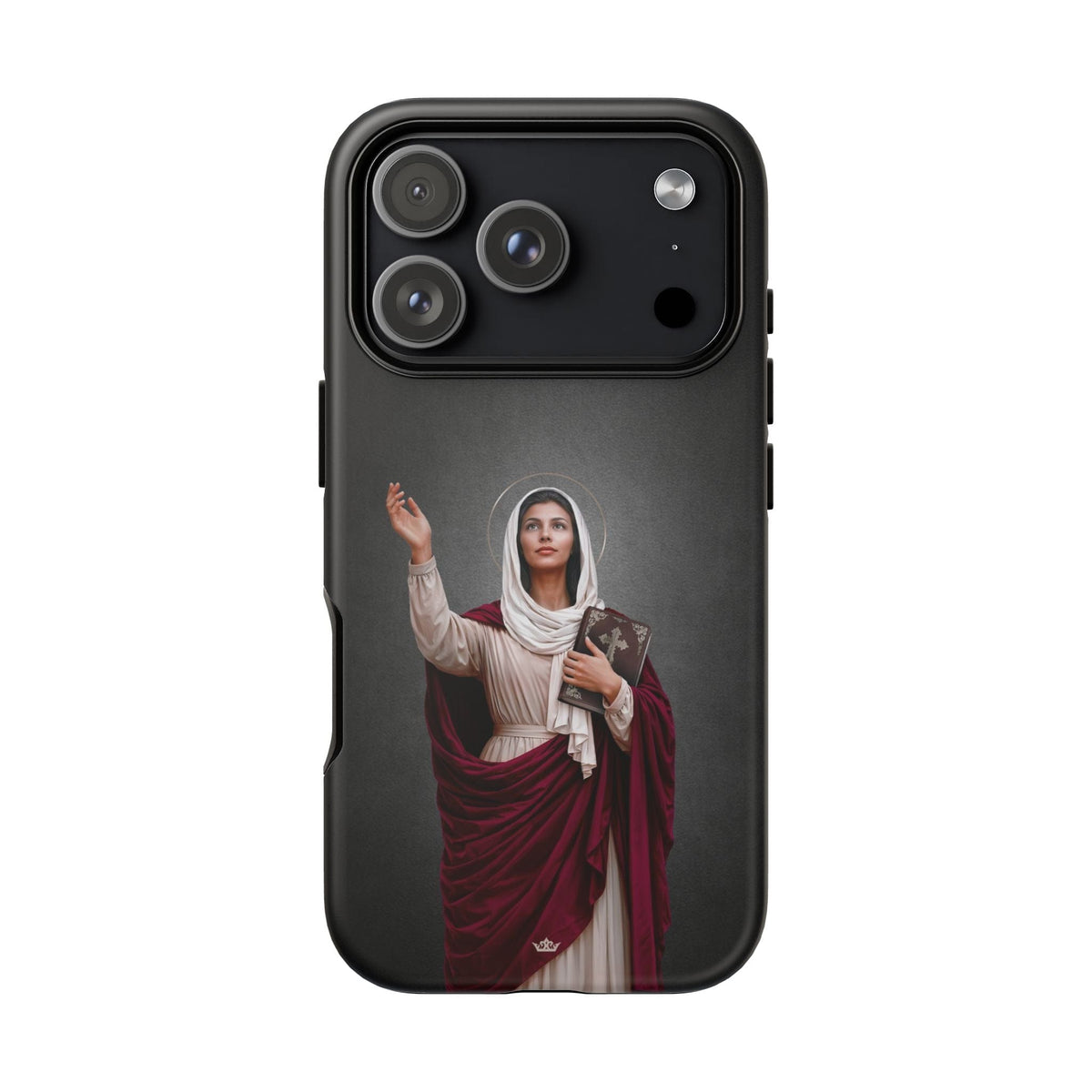 St. Monica Hard Phone Case (Dark) Copyright VENXARA